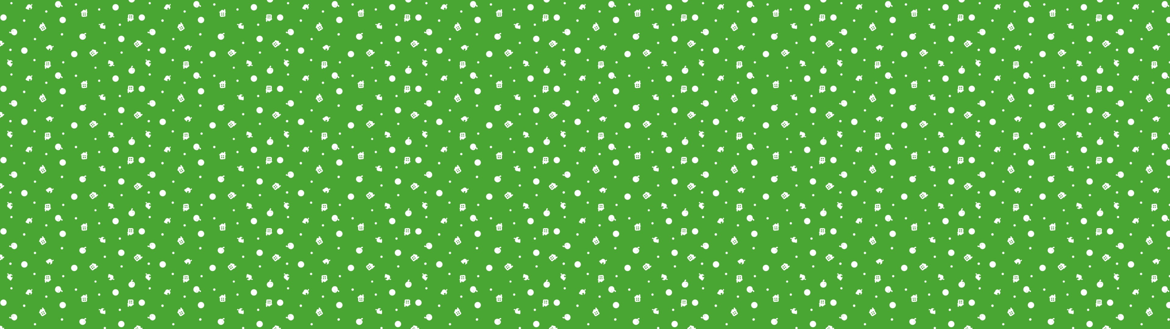 4K, animal crossing animal crossing new leaf new leaf pattern logo minimalism green dual monitors, HD Wallpaper
