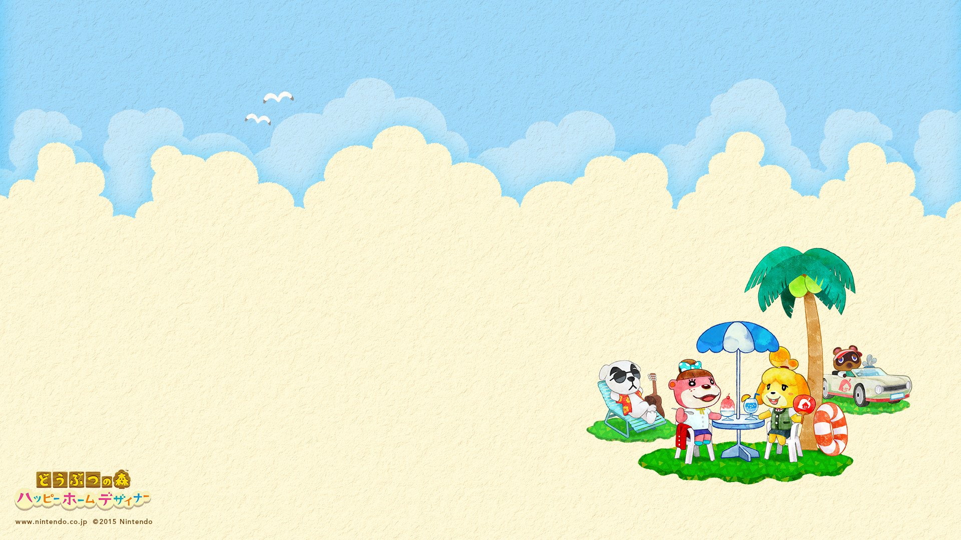 Lottie (Animal Crossing), Tom Nook, Isabelle (Animal Crossing), K.K. Slider, 1080P, Animal Crossing, Animal Crossing: Happy Home Designer, HD Wallpaper