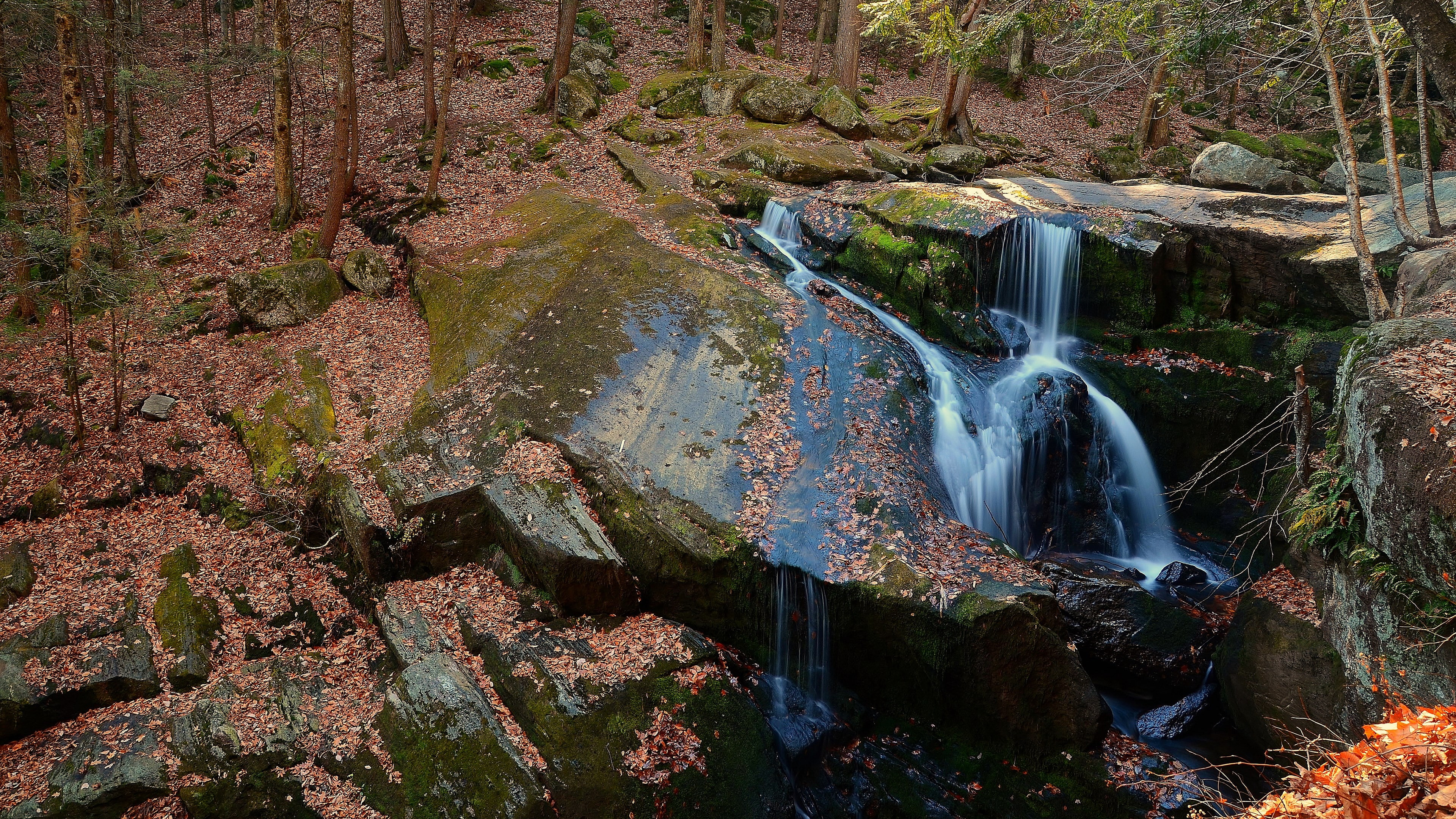 long exposure, nature  for desktop download 3840x2160, stream - flowing water, outdoors, non-urban scene, beauty in nature, flowing water, nature, rock, HD Wallpaper