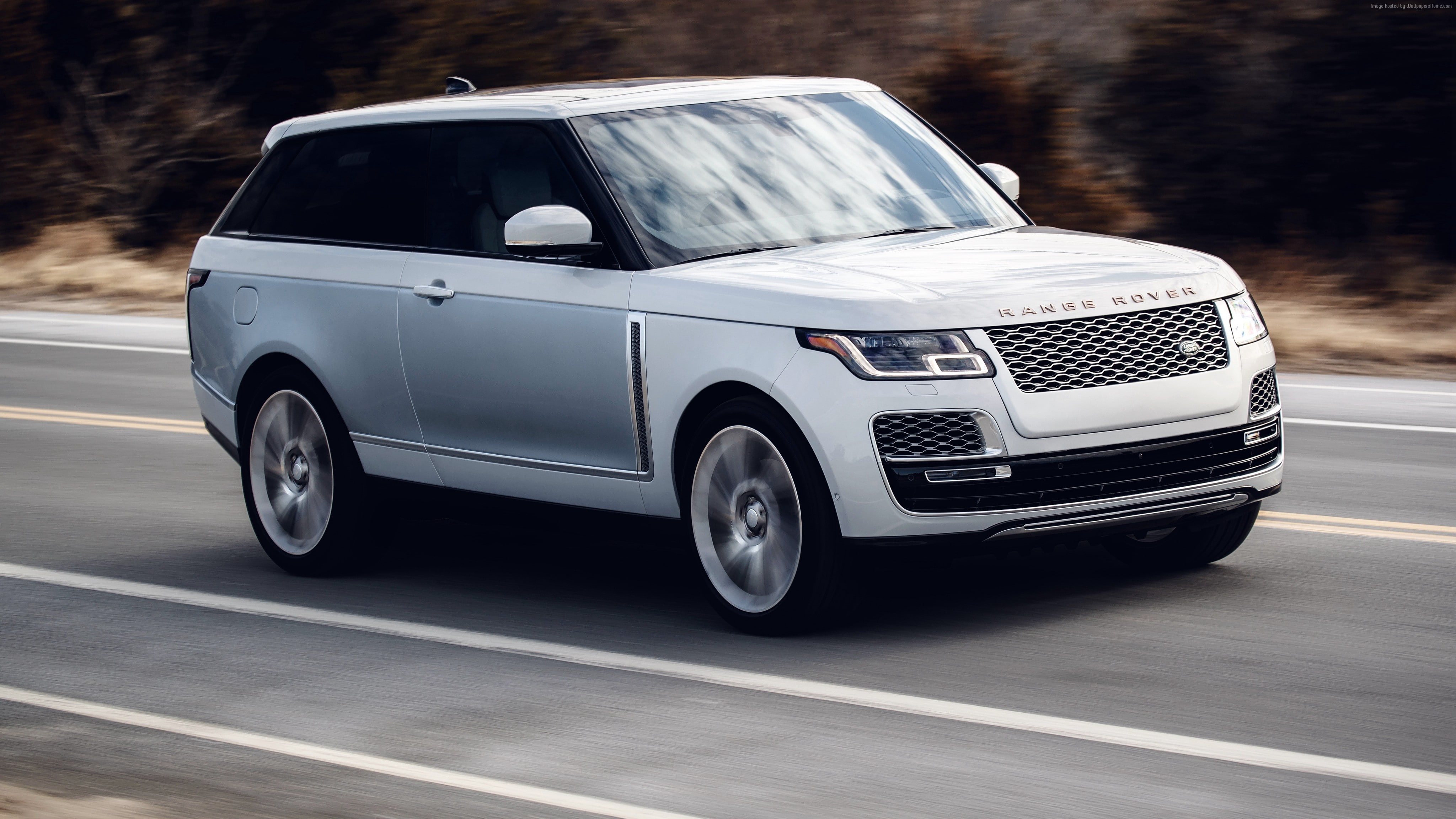 nature, transportation, street, Land Rover Range Rover SV Coupe, tire, car, city, mode of transportation, 4K, no people, road, land vehicle, 2019 Cars, HD Wallpaper