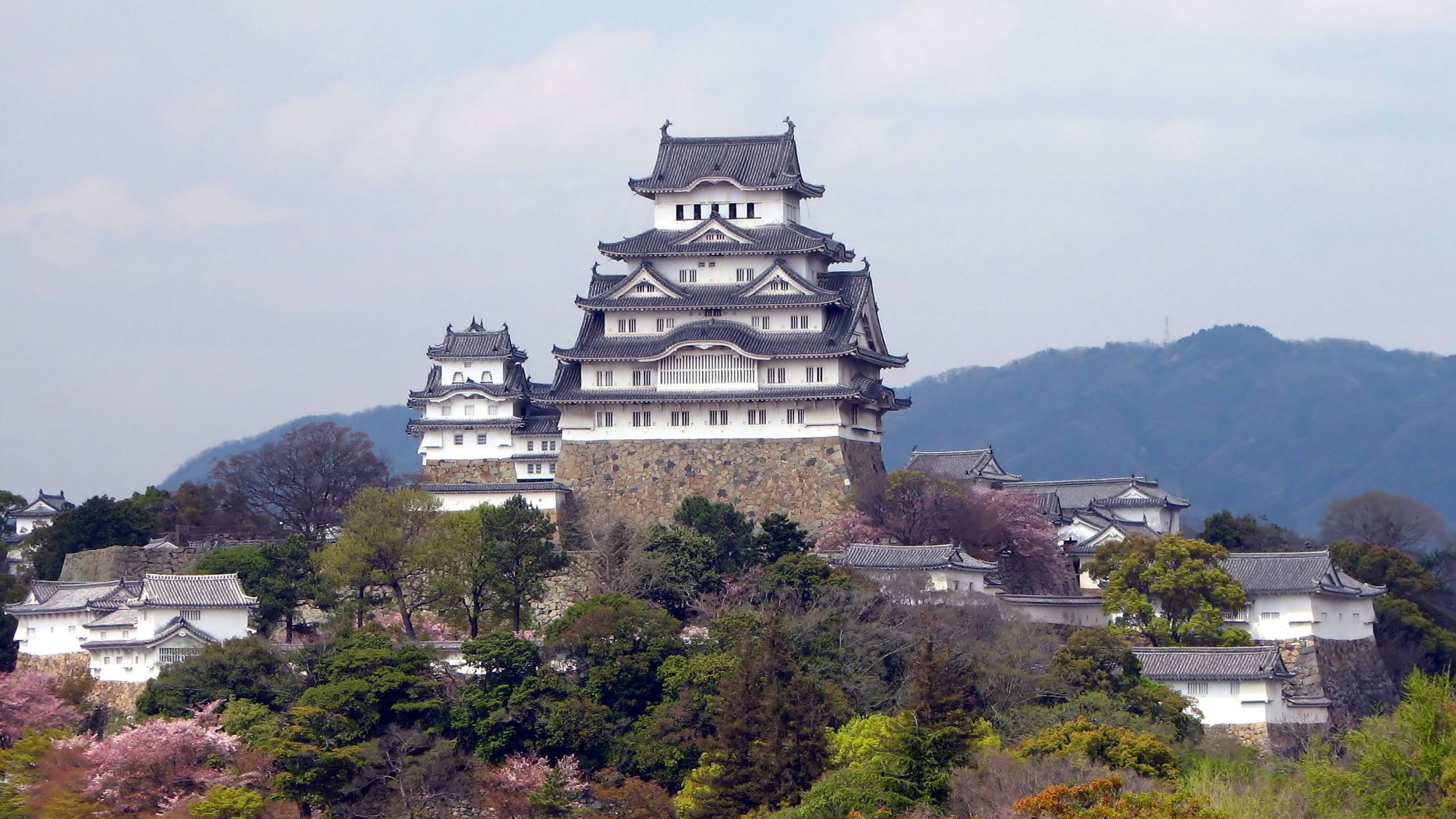 himeji castle, 2K, HD Wallpaper