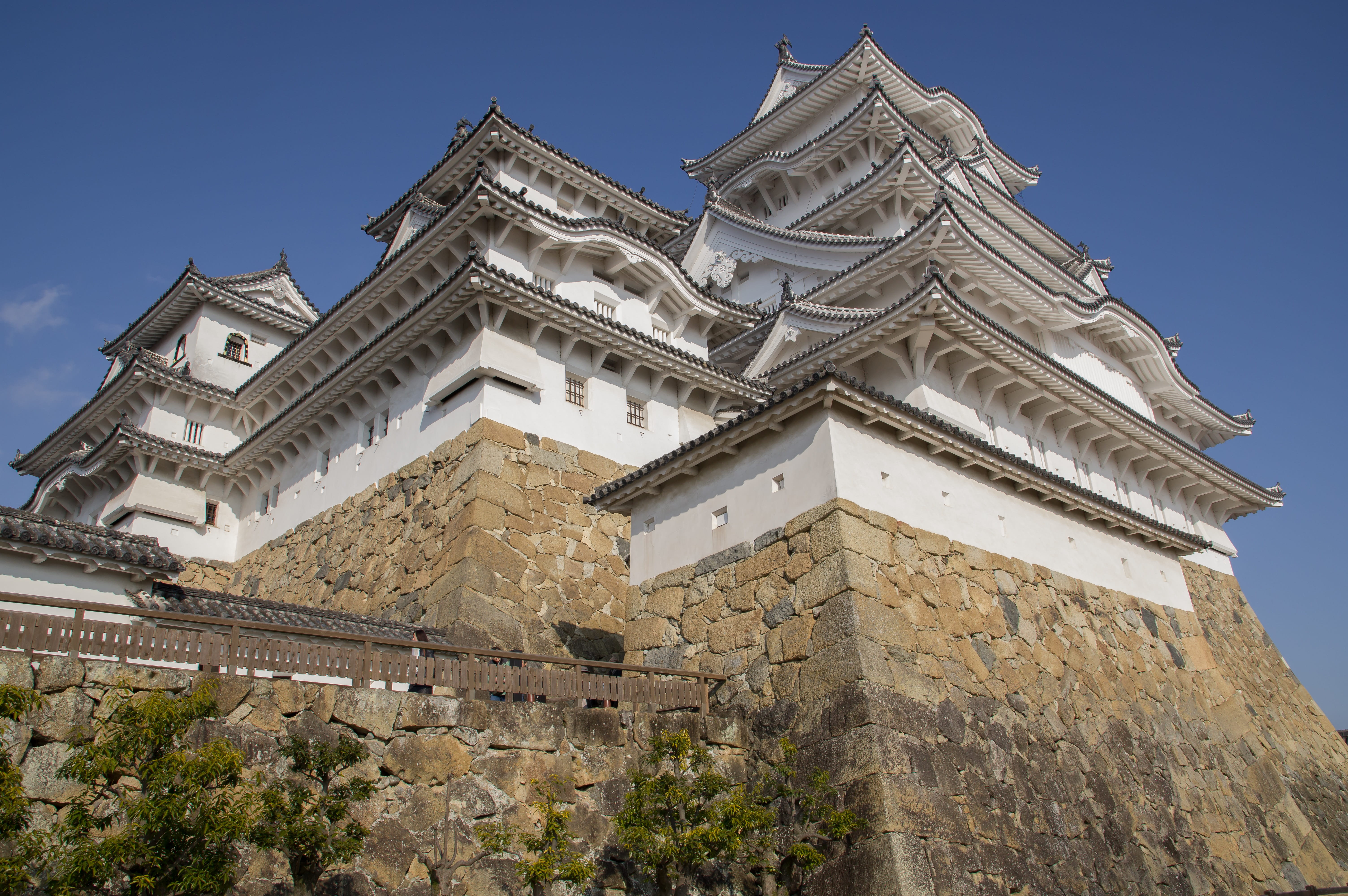 building exterior, japan, building, architecture, place of worship, blue, travel, the past, day, sky, travel destinations, built structure, himeji, ornate, HD Wallpaper