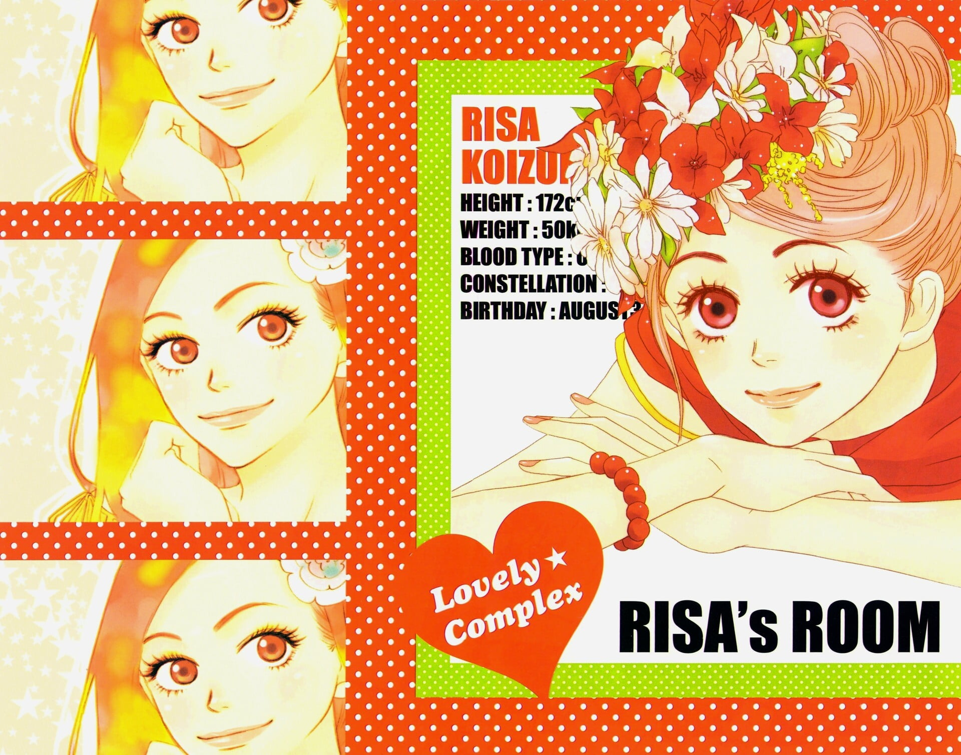 Lovely Complex, Anime, Risa Koizumi, 1080P, HD Wallpaper