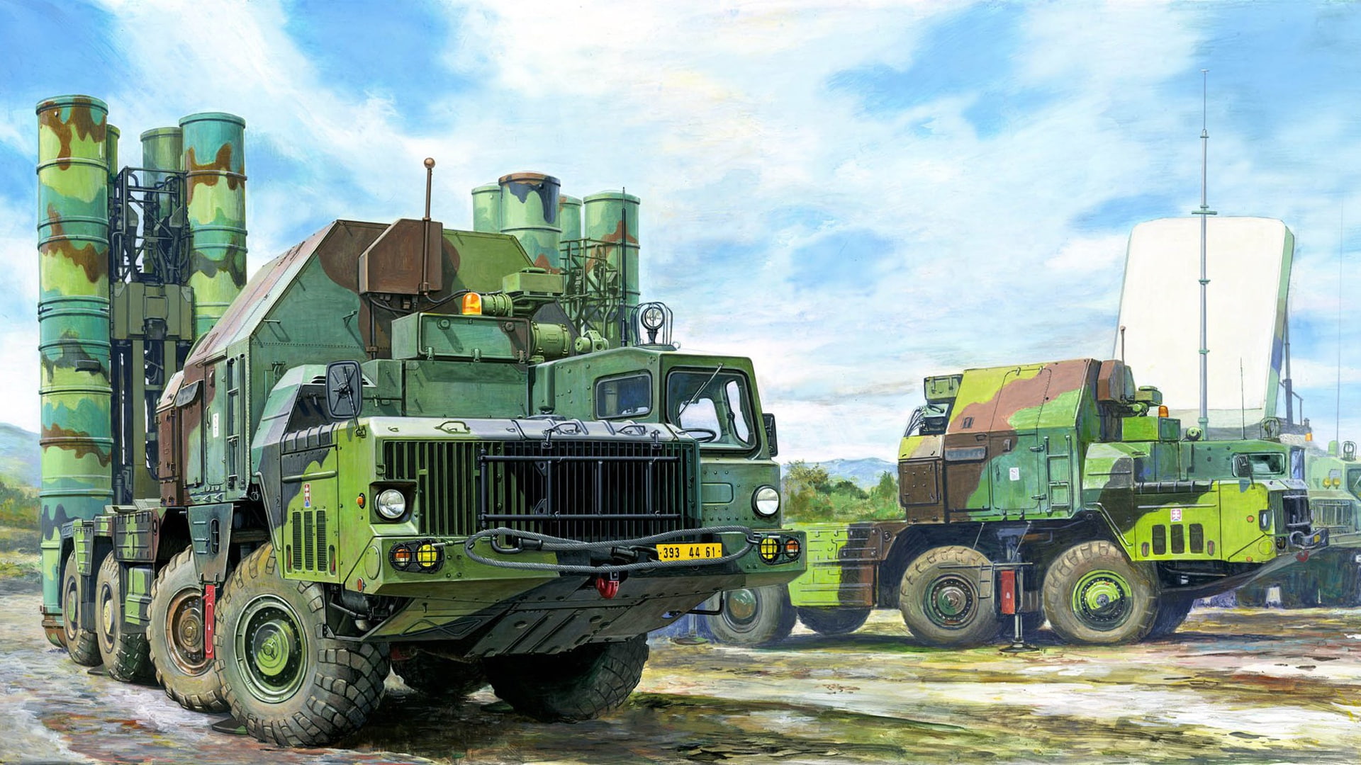 Favorite, a family of anti-aircraft missile complexes, SAM, 1080P, S-300, Russia, HD Wallpaper