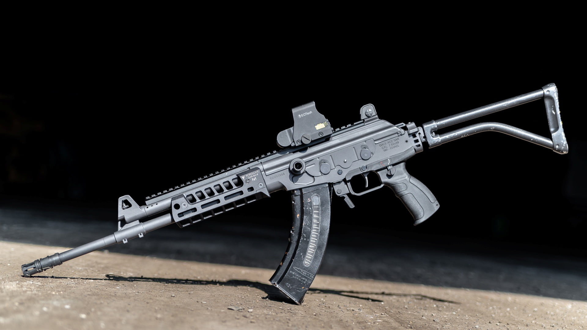1080P, weapons, Custom, weapon, Gun, Galil, Machine, Assault Rifle, HD Wallpaper