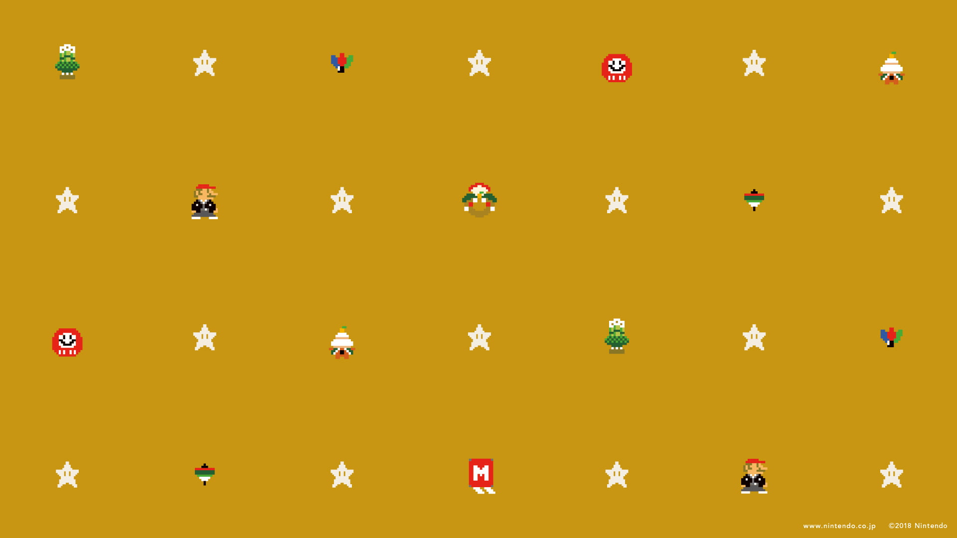 video games, simple background, Super Mario Kart, Nintendo, pixels, 16-bit, 1080P, pixel art, HD Wallpaper