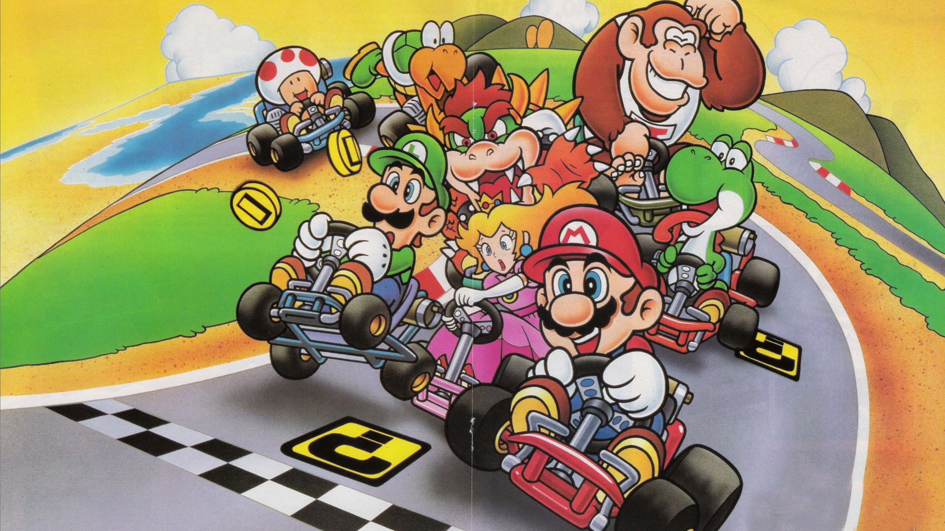 fun, creativity, cute, art and craft, human body part, multi colored, architecture, super mario kart, reptile, offspring, high angle view, 1080P, child, HD Wallpaper