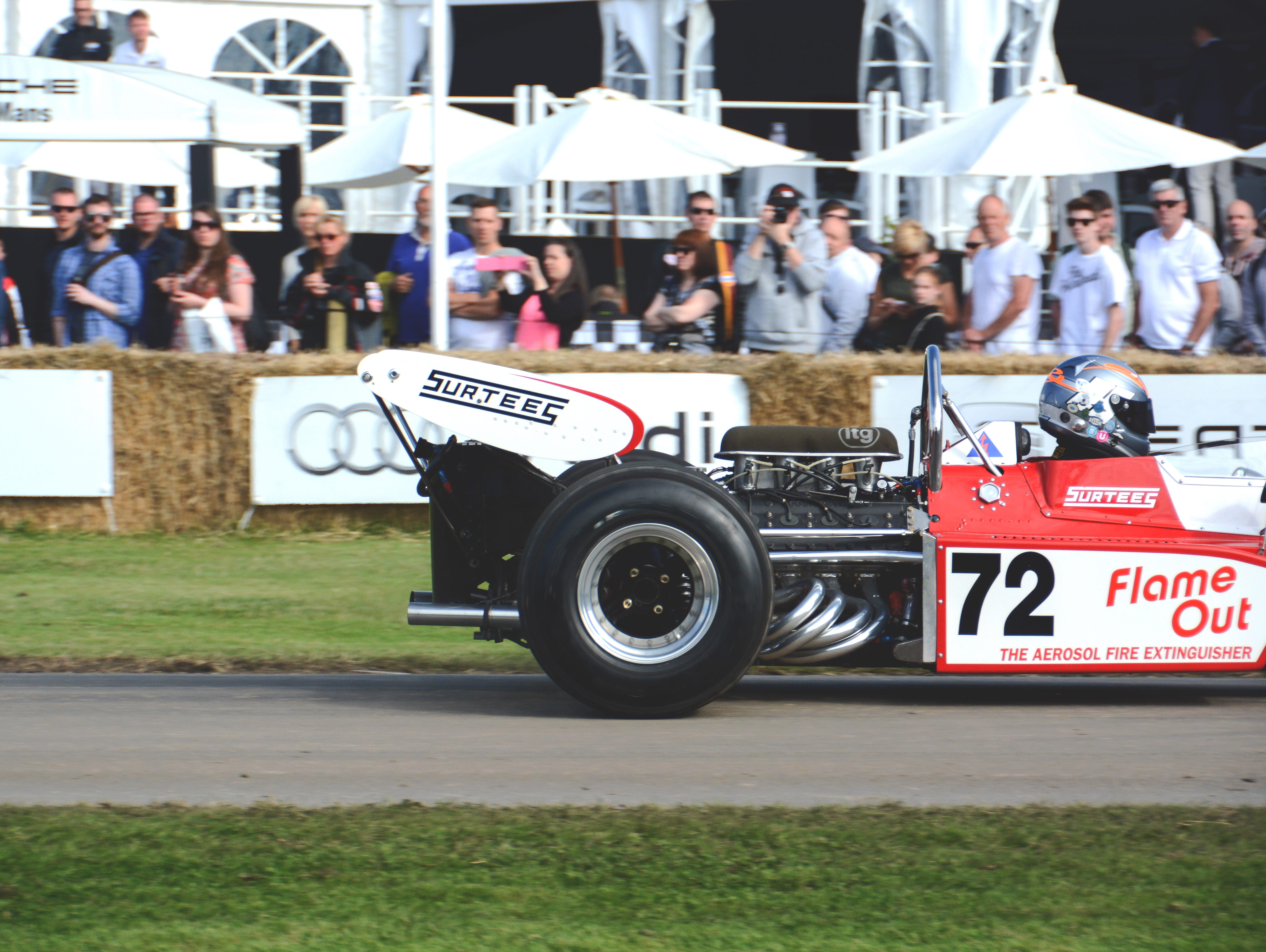 goodwood festival of speed, communication, transportation, tyres, government, cars, street, large group of people, sign, incidental people, hillclimb, classic, HD Wallpaper