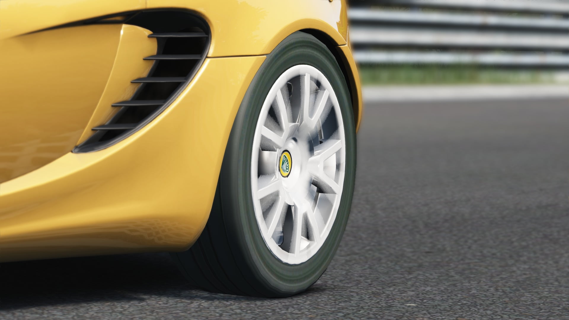 motor vehicle, outdoors, chrome, Assetto Corsa, spoke, wheel, tire, city, close-up, wealth, day, sports car, Nordschleife, silver colored, mode of transportation, HD Wallpaper