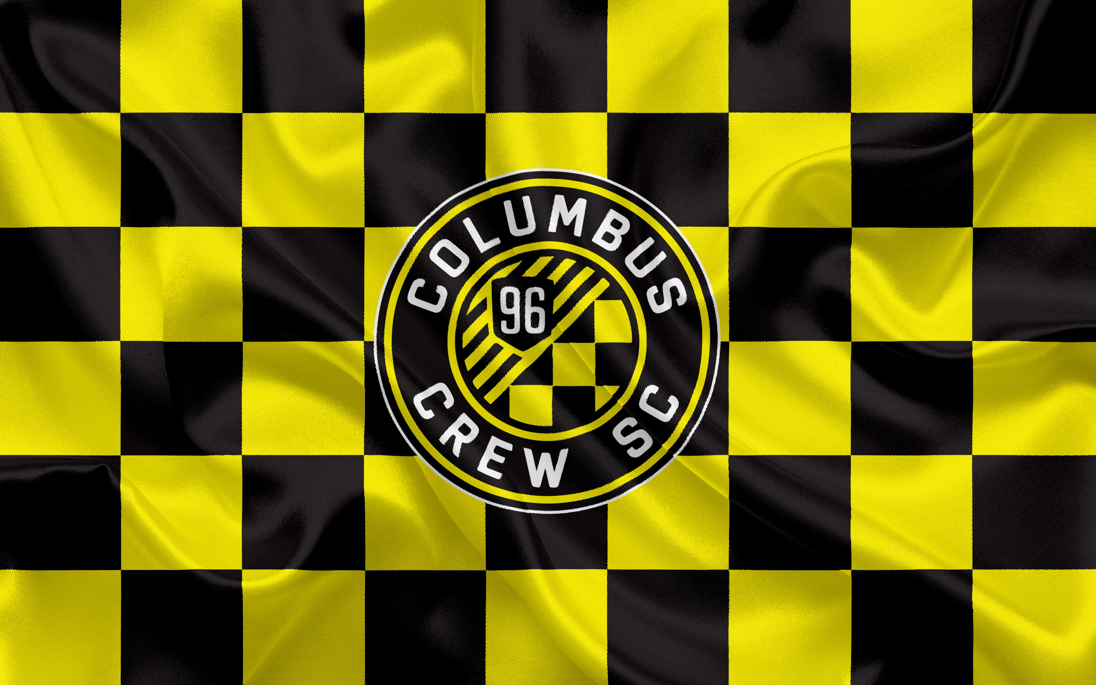 MLS, Columbus Crew SC, Emblem, 4K, Soccer, Logo, HD Wallpaper