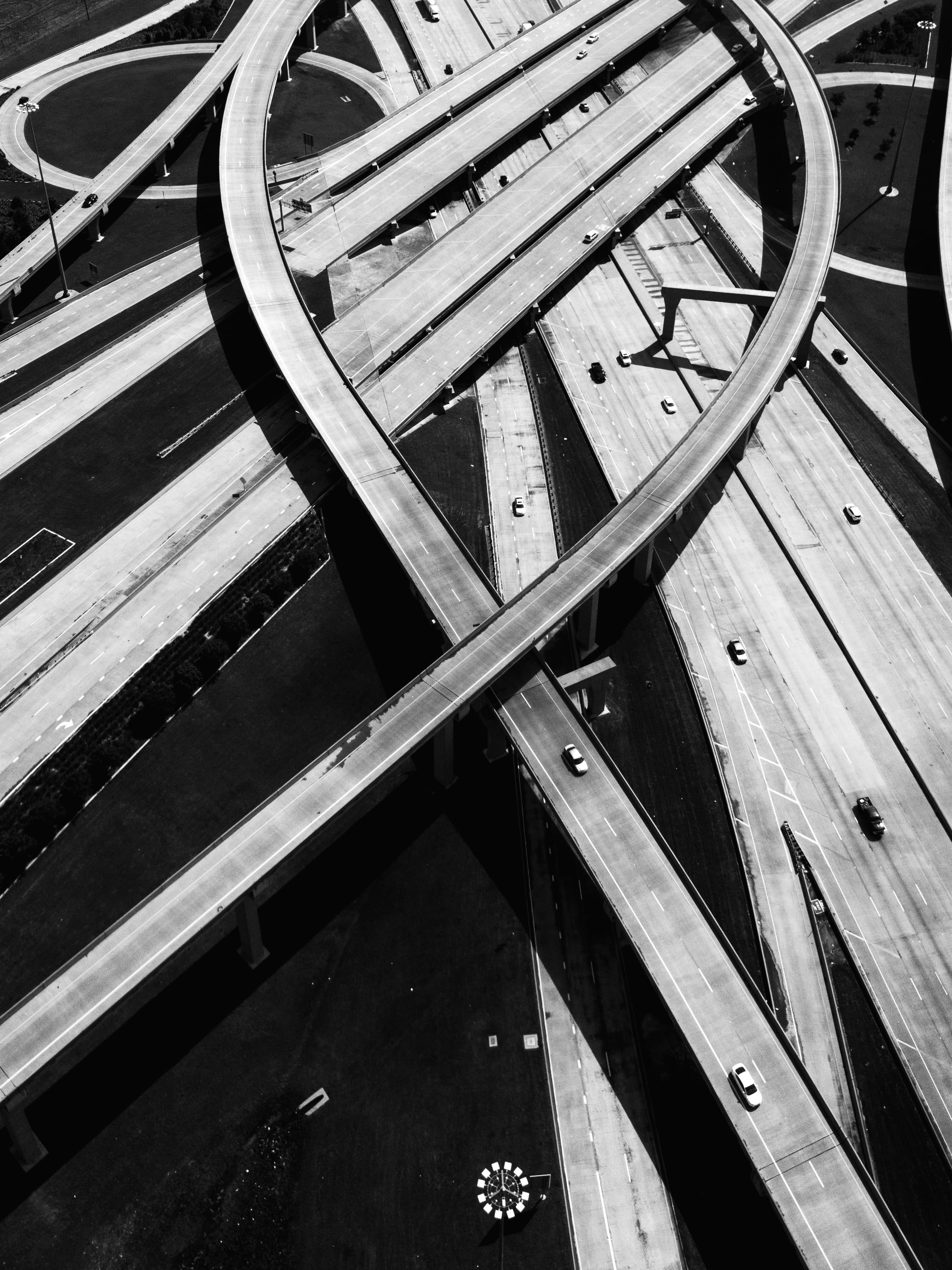 design, concrete, motorway, metal, surface, full frame, intersection, empty, grid, highway, drone, shape, interchanged, backgrounds, road, wheel, close-up, Phone HD Wallpaper