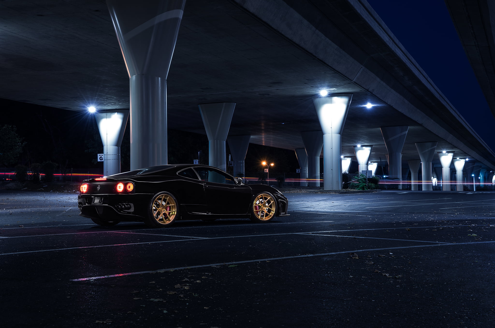 street, luxury, night, bridge, mode of Transport, headlight, architecture, aristo, dark, multiple Lane Highway, traffic, highway, built structure, sports Car, HD Wallpaper