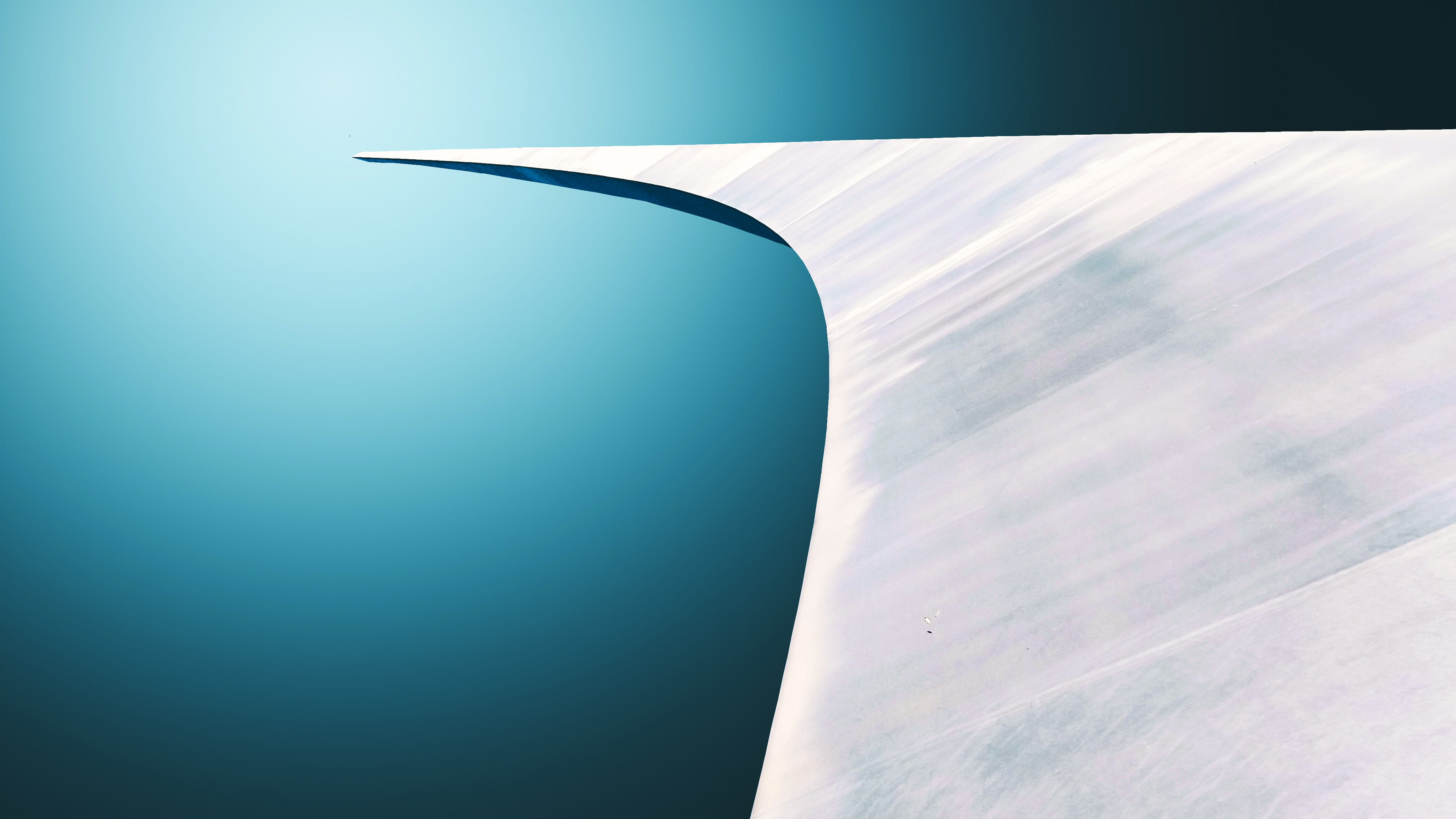 aerial view, gray, airplane, curve, transportation, architecture, flying, blue, built structure, road, sunlight, outdoors, sky, elevated, air vehicle, nature, HD Wallpaper