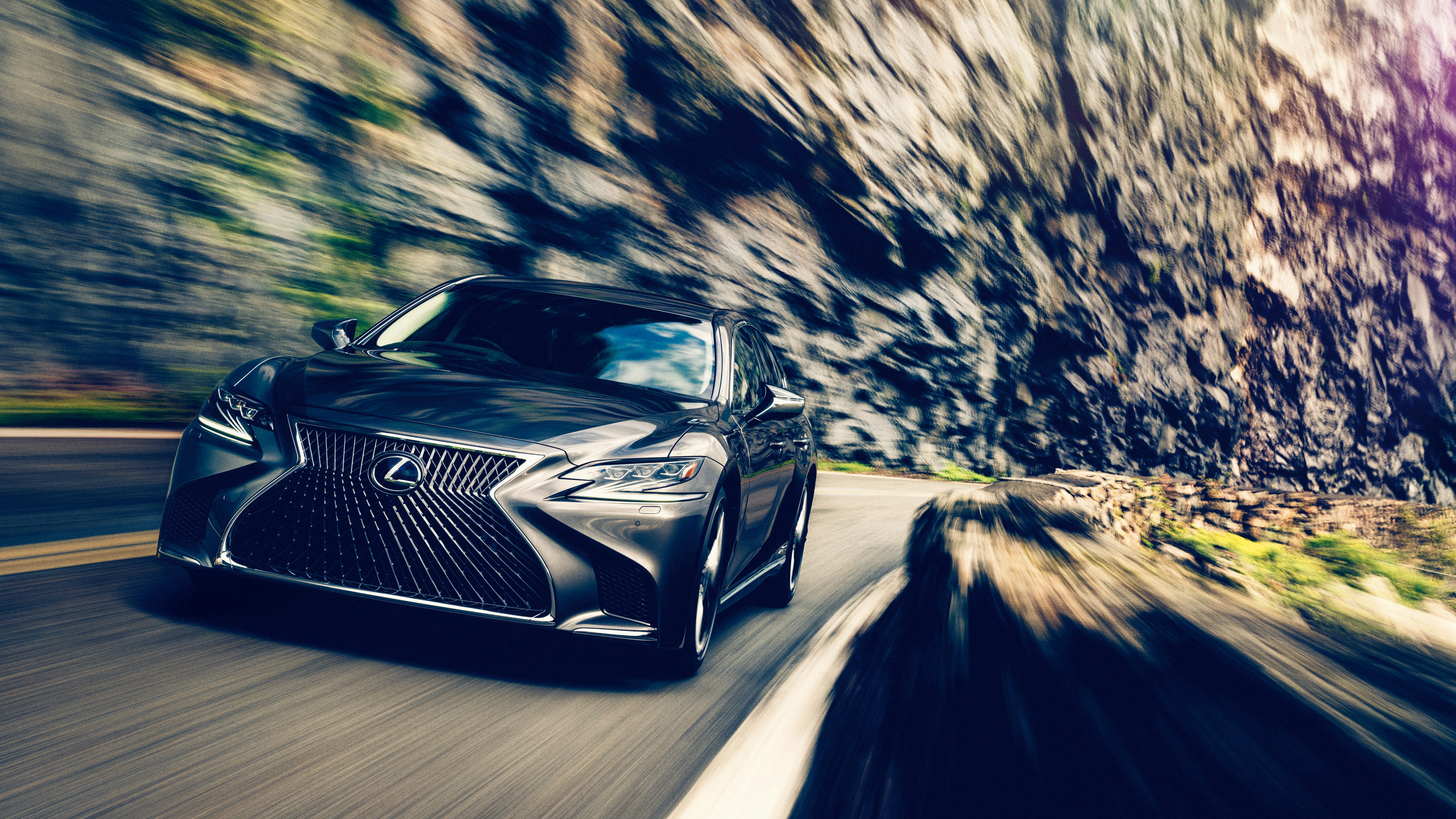 Lexus LS 500h, 2018, 4K, 4K, HD Wallpaper