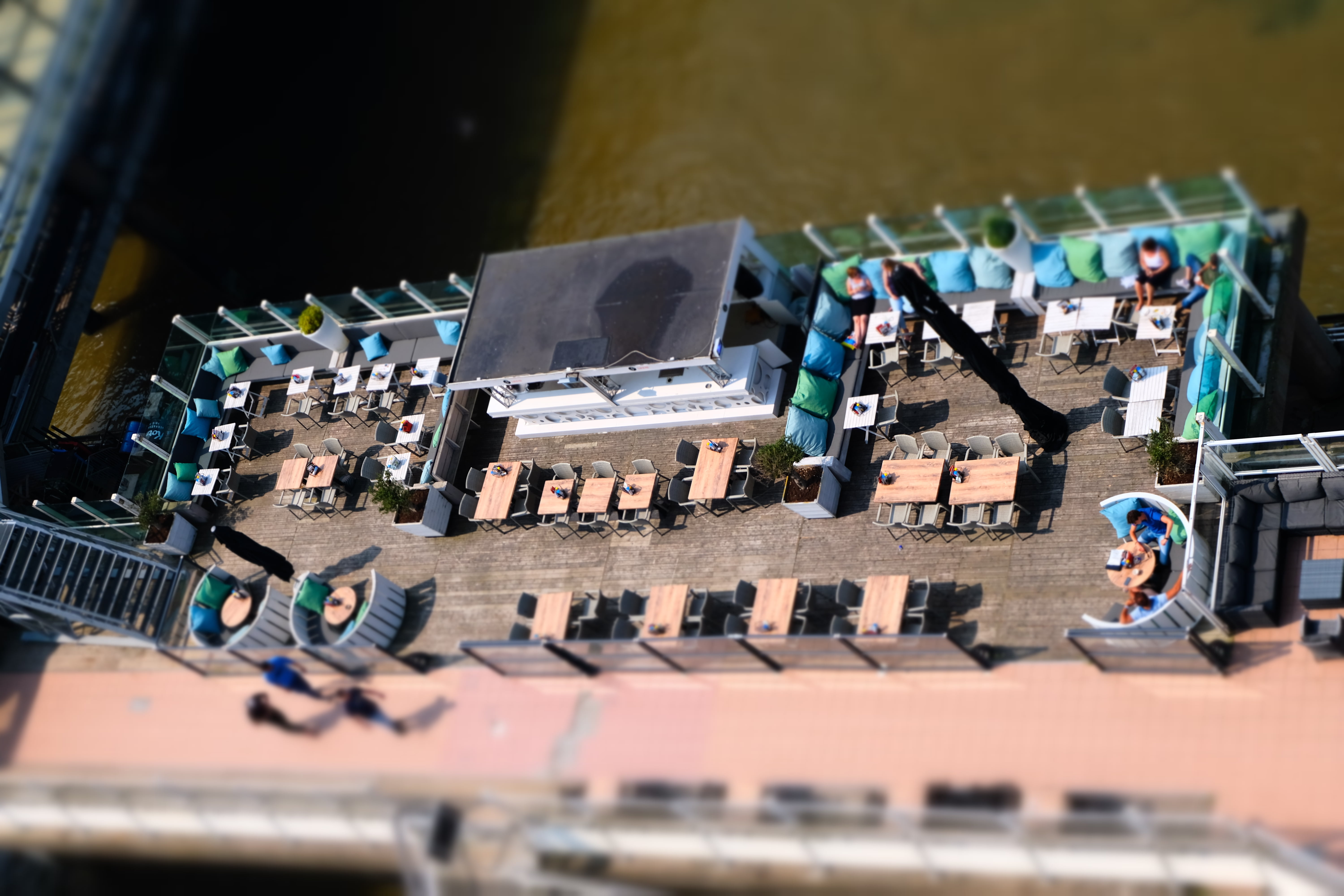 city, sunlight, equipment, built structure, aerial View, no people, metal, building exterior, building, close-up, tilt shift, control, day, outdoors, high angle view, HD Wallpaper