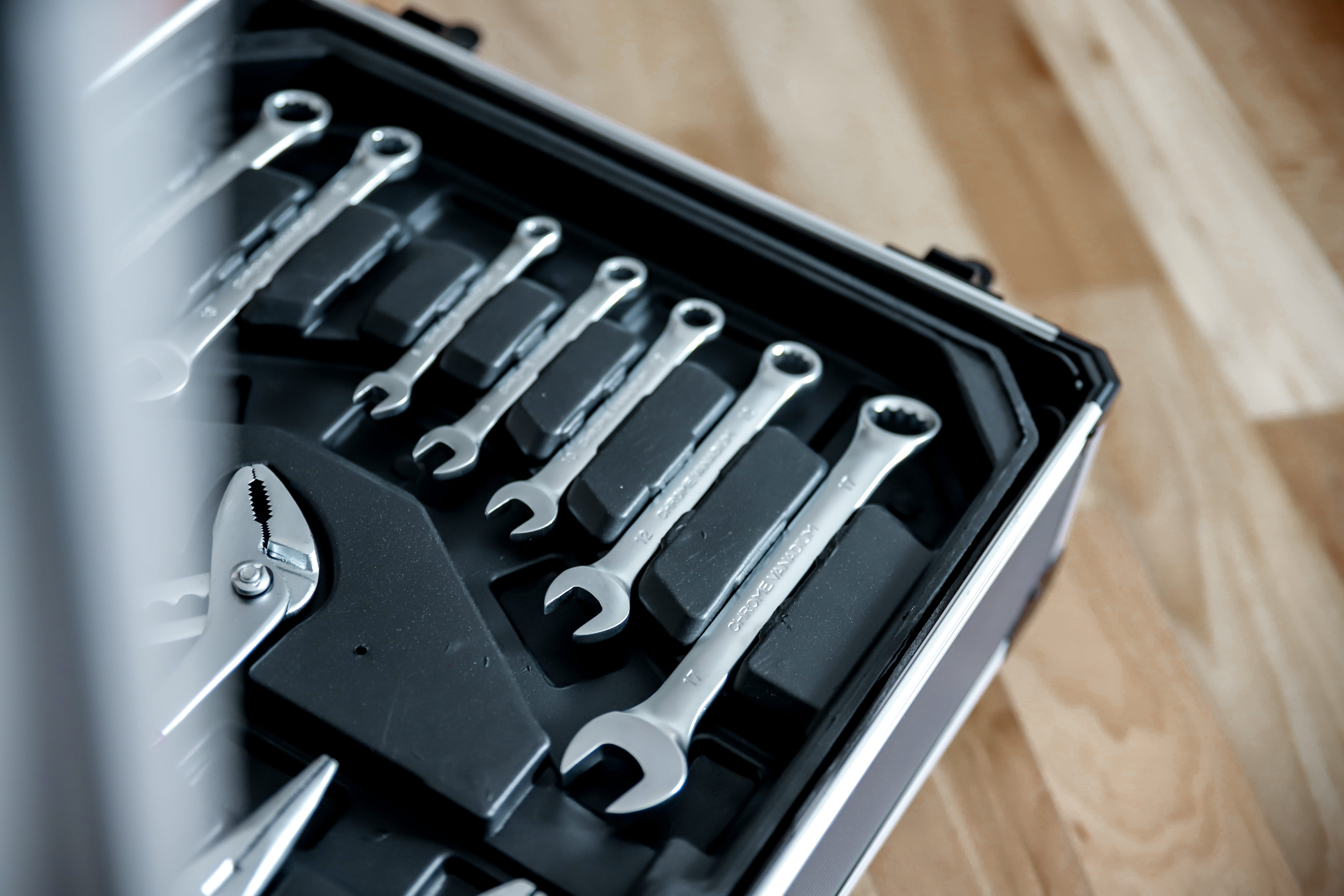 open, tools, suitcase, selective focus, connection, no people, inserting, electricity, business, communication, black color, metal, internet, control, silver colored, HD Wallpaper