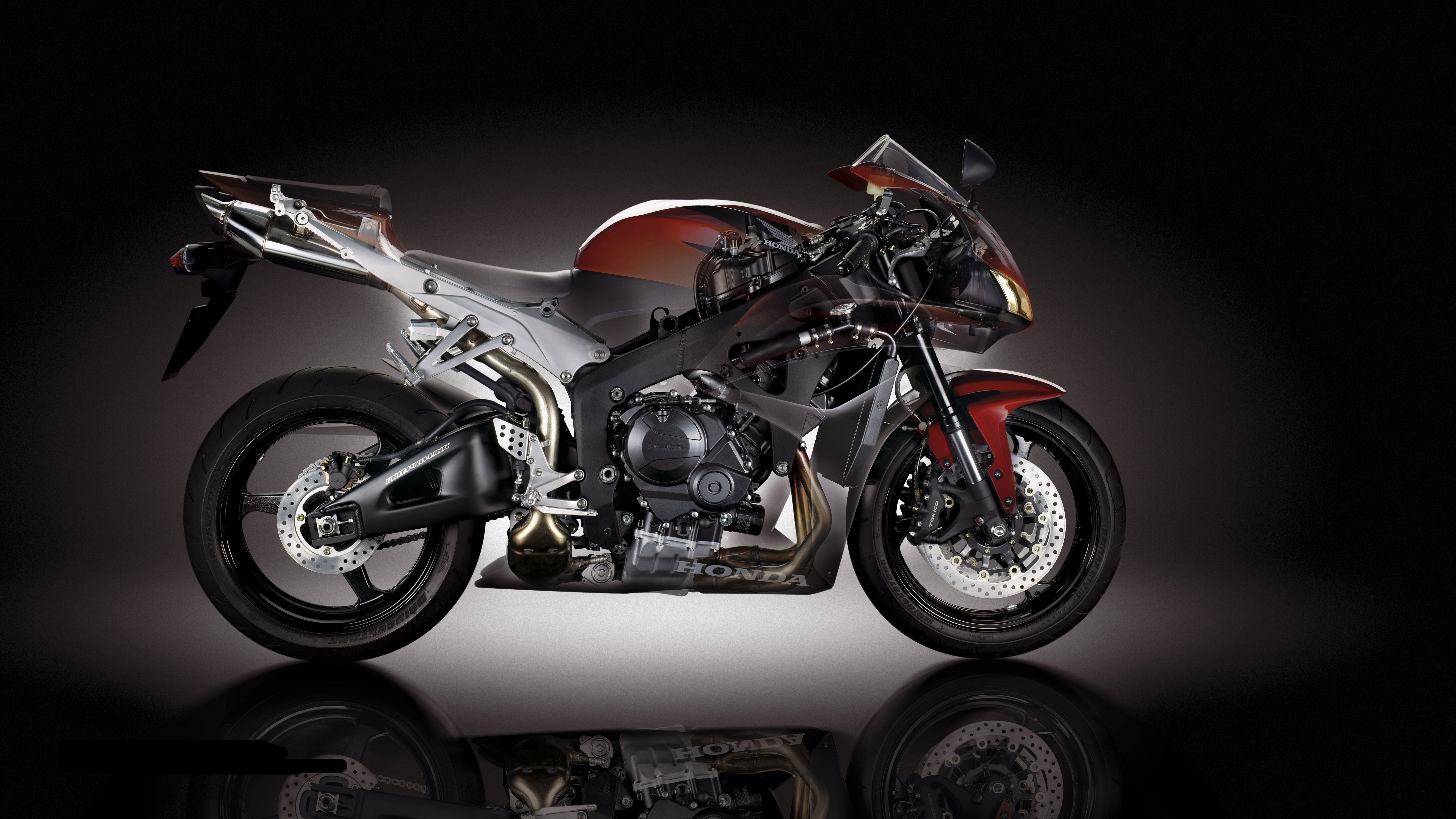 motorcycles, art, 8K, x, hd, motorbikes, Motorbike, Honda, HD Wallpaper
