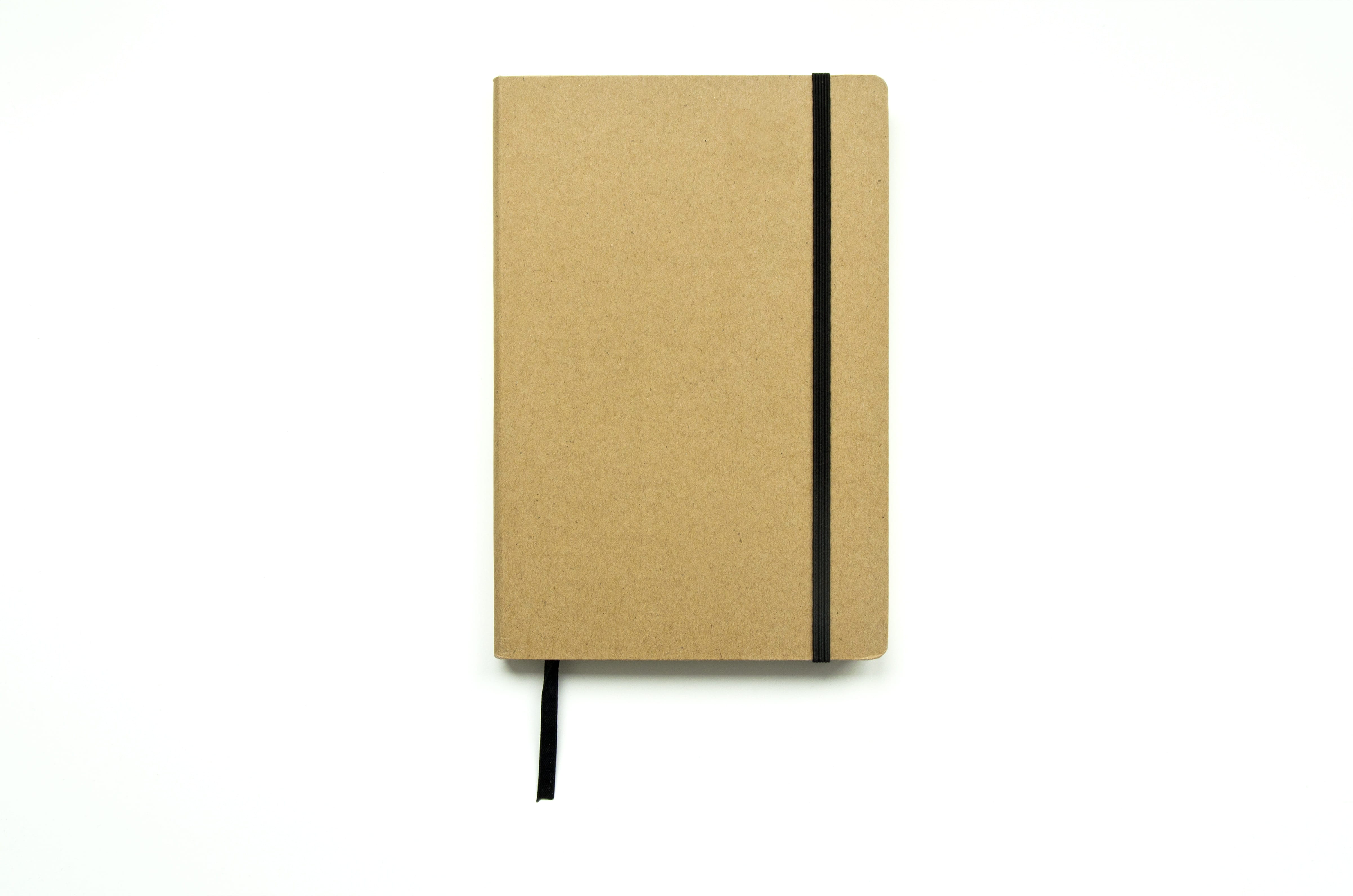 paper, simplicity, blank, cut out, template, design, journal, kraft notebook with elastic band, document, still life, education, elastic band, layout, hardcover, HD Wallpaper