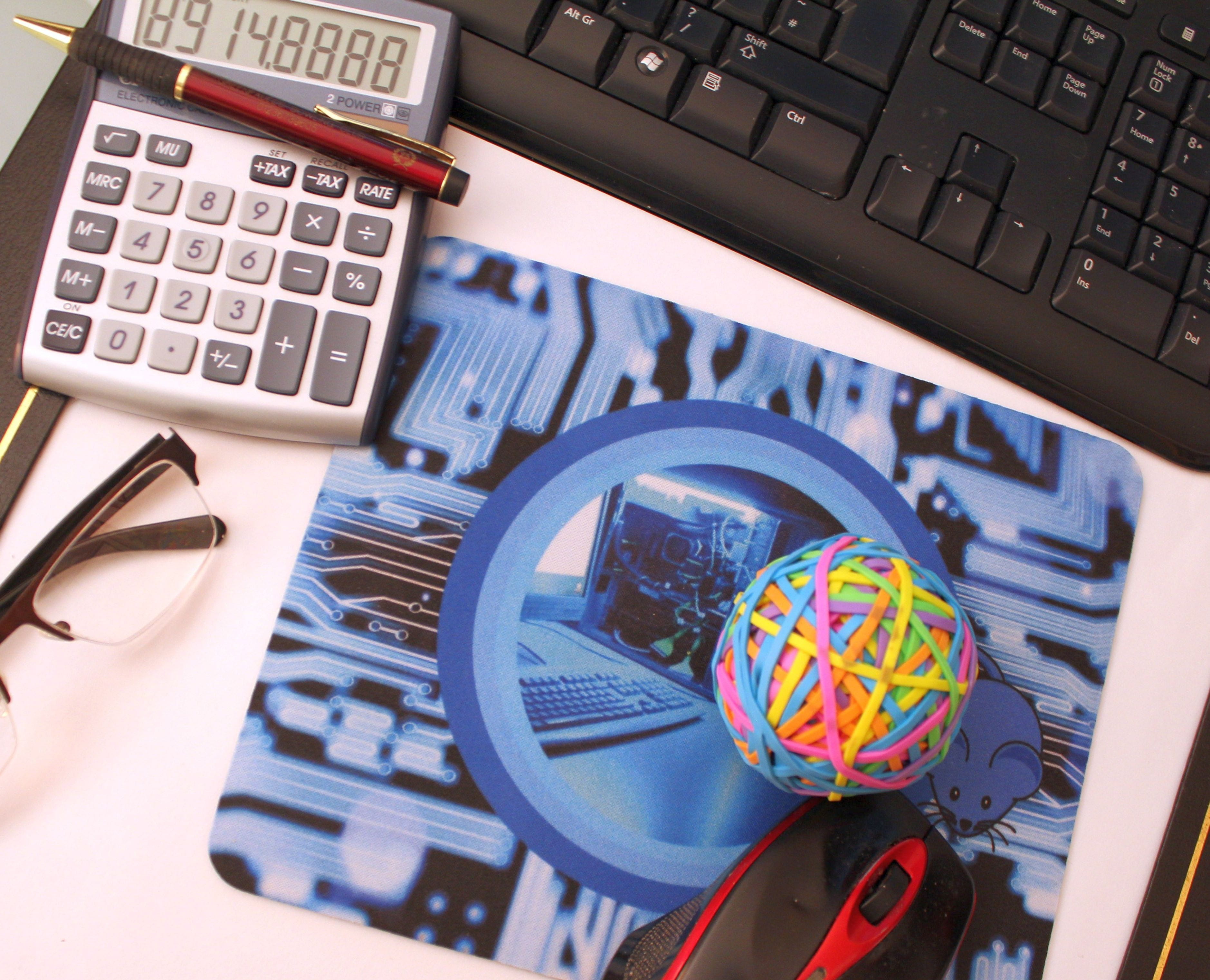 connection, business, keyboard, pen, indoors, work space, computer network, gadget, work, computer keyboard, desk, rubber bands, computer key, mousemat, HD Wallpaper