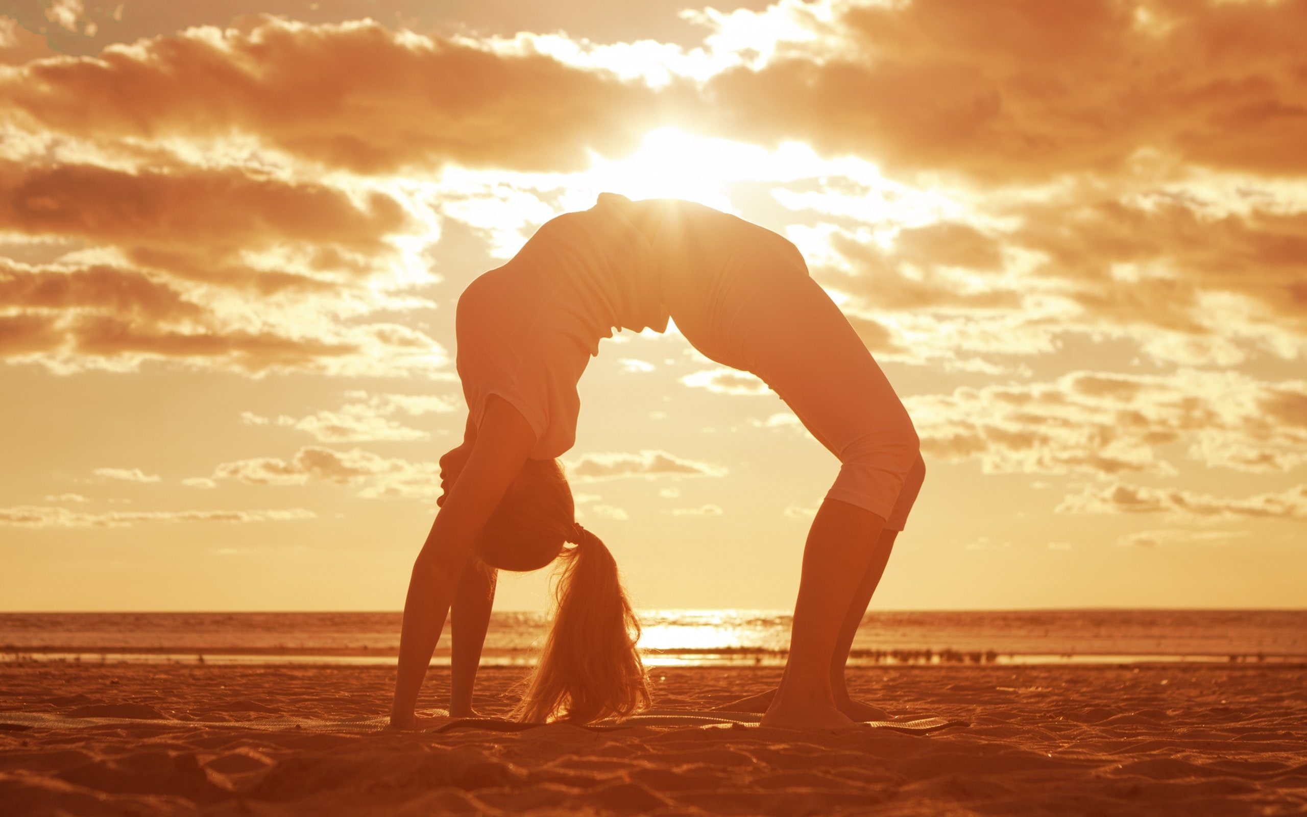 beauty, 2K, beautiful, relaxing, yoga, elastic, body, woman, HD Wallpaper