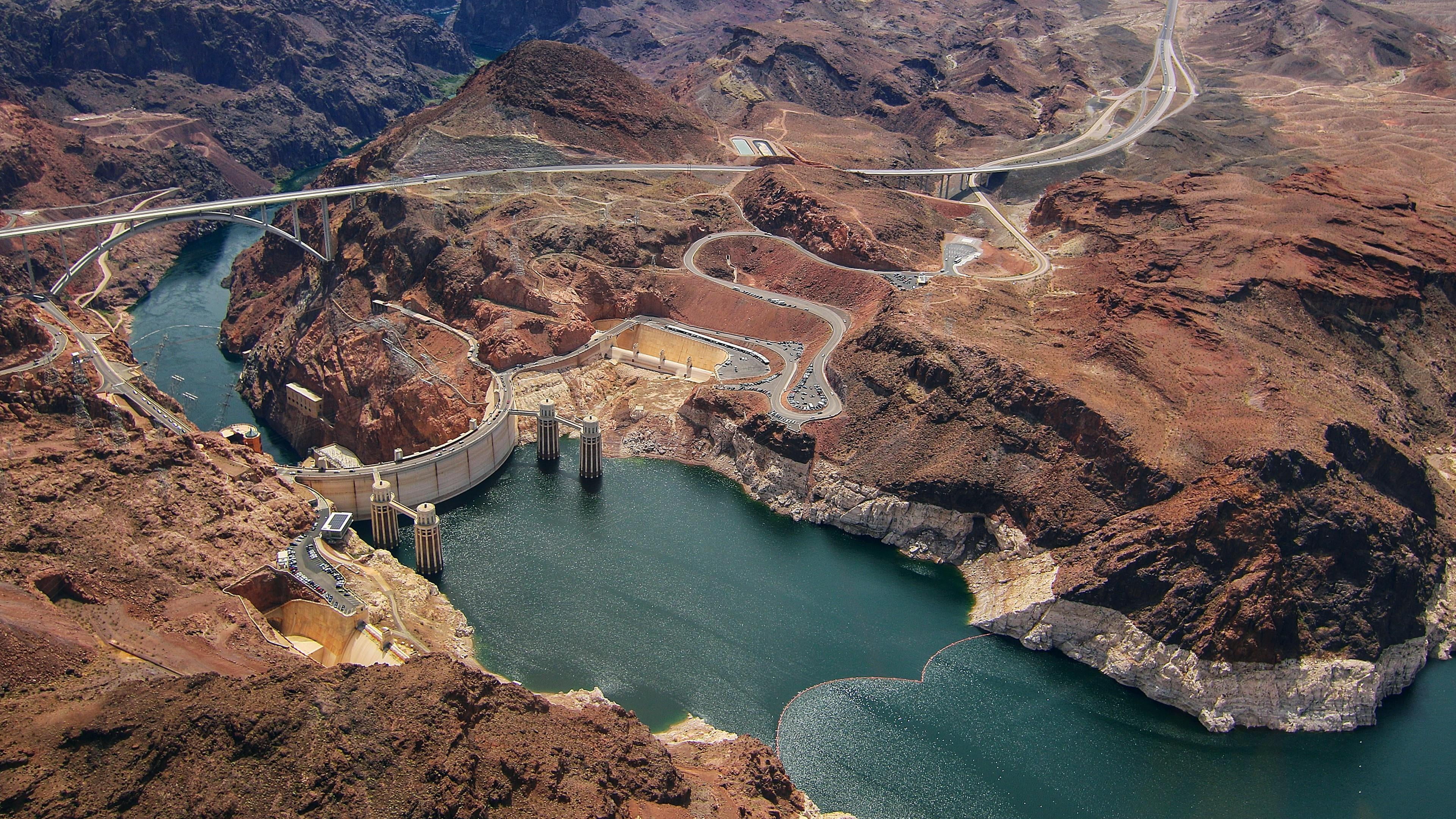nature, no people, river, high angle view, tourism, travel destinations, scenics - nature, aerial view, colorado river, united states, rock, landscape, HD Wallpaper