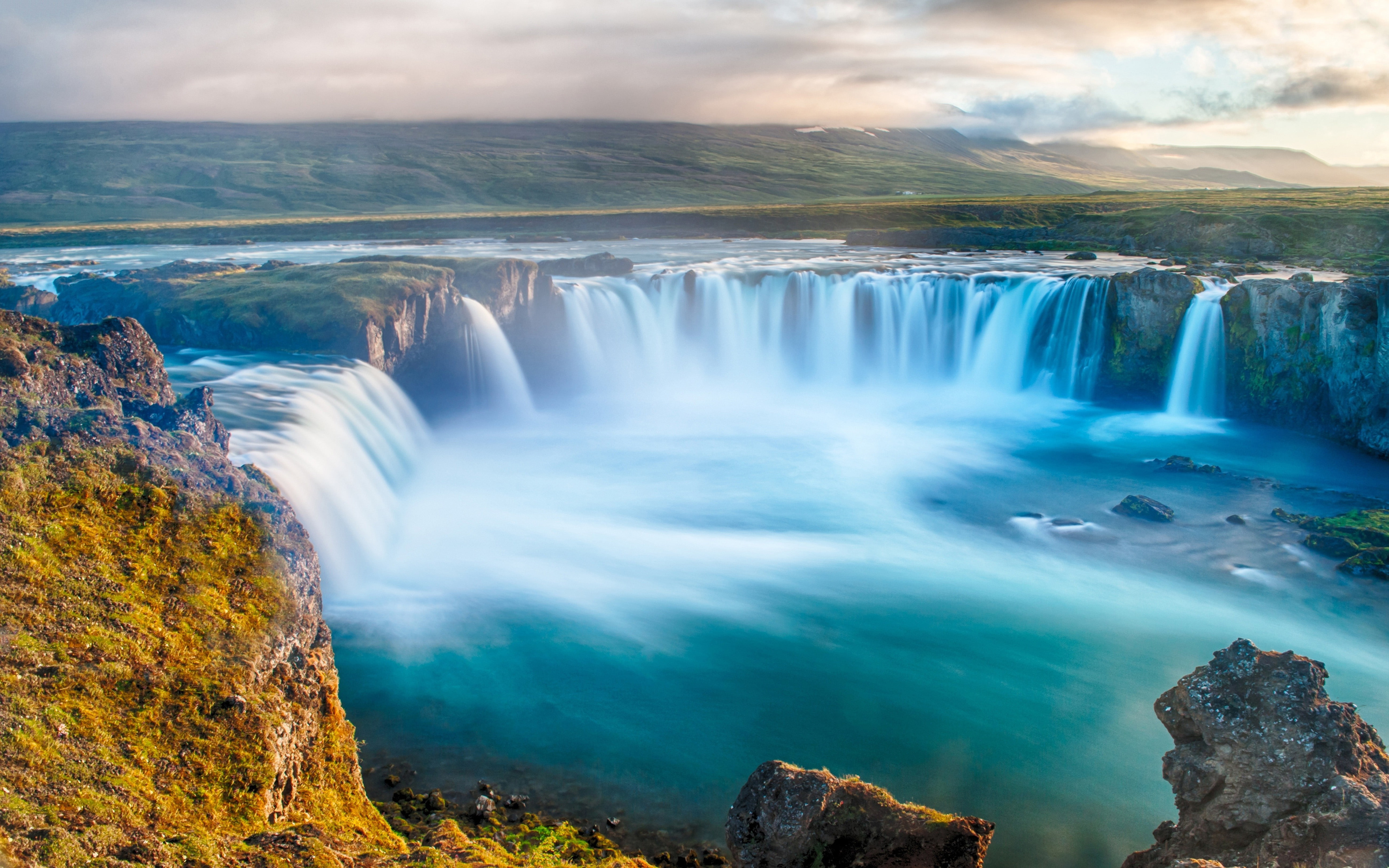 godafoss, nice, lfandaflj, meters, waterfall, 5K, icelandic, t, height, water, skj, river, width, falls, HD Wallpaper