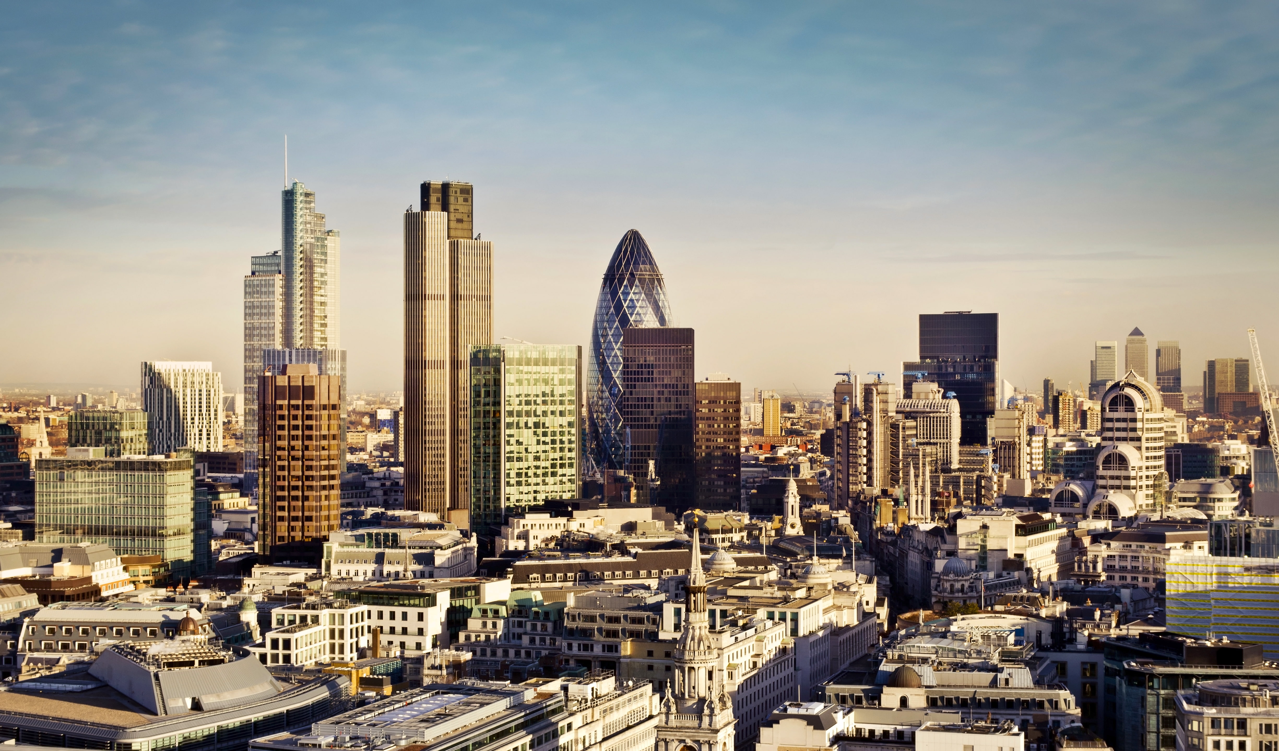 new York State, Canada Square, downtown District, manhattan - New York City, panorama, international Landmark, uSA, travel Destinations, city of London, HD Wallpaper