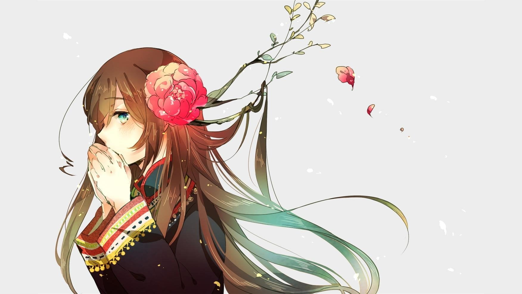 nature, red, Axis Powers Hetalia , one person, plant, Hetalia, celebration, flowering plant, young women, vulnerability, fragility, indoors, portrait, decoration, HD Wallpaper