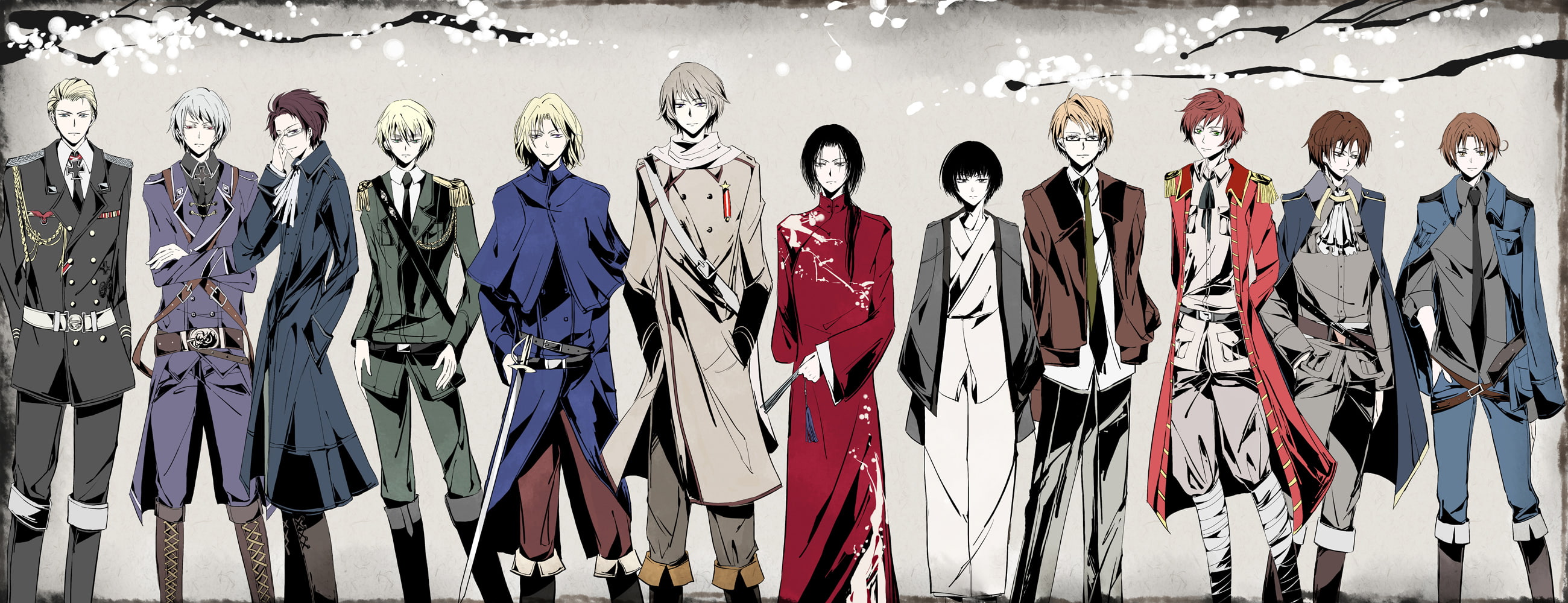 2K, axis, dual, multi, hetalia, powers, HD Wallpaper