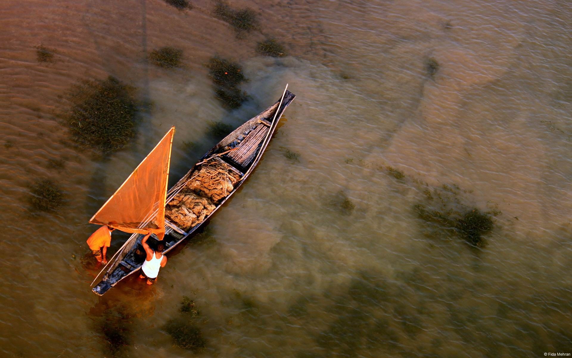 aerial view, sailing, no people, windows, fisherman, sea, adventure, wooden, environment, nautical vessel, high angle view, sailboat, water, boat, bangladesh, HD Wallpaper