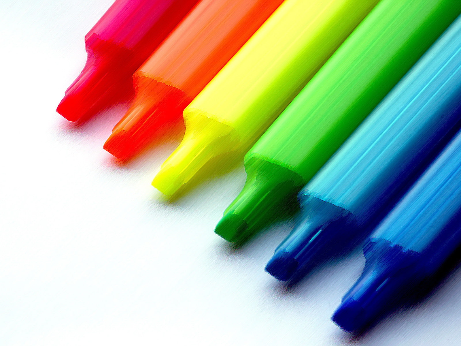blue, yellow, orange, others, coloured, crayon, six, colour, green, white, crayons, red, markers, 720P, HD Wallpaper