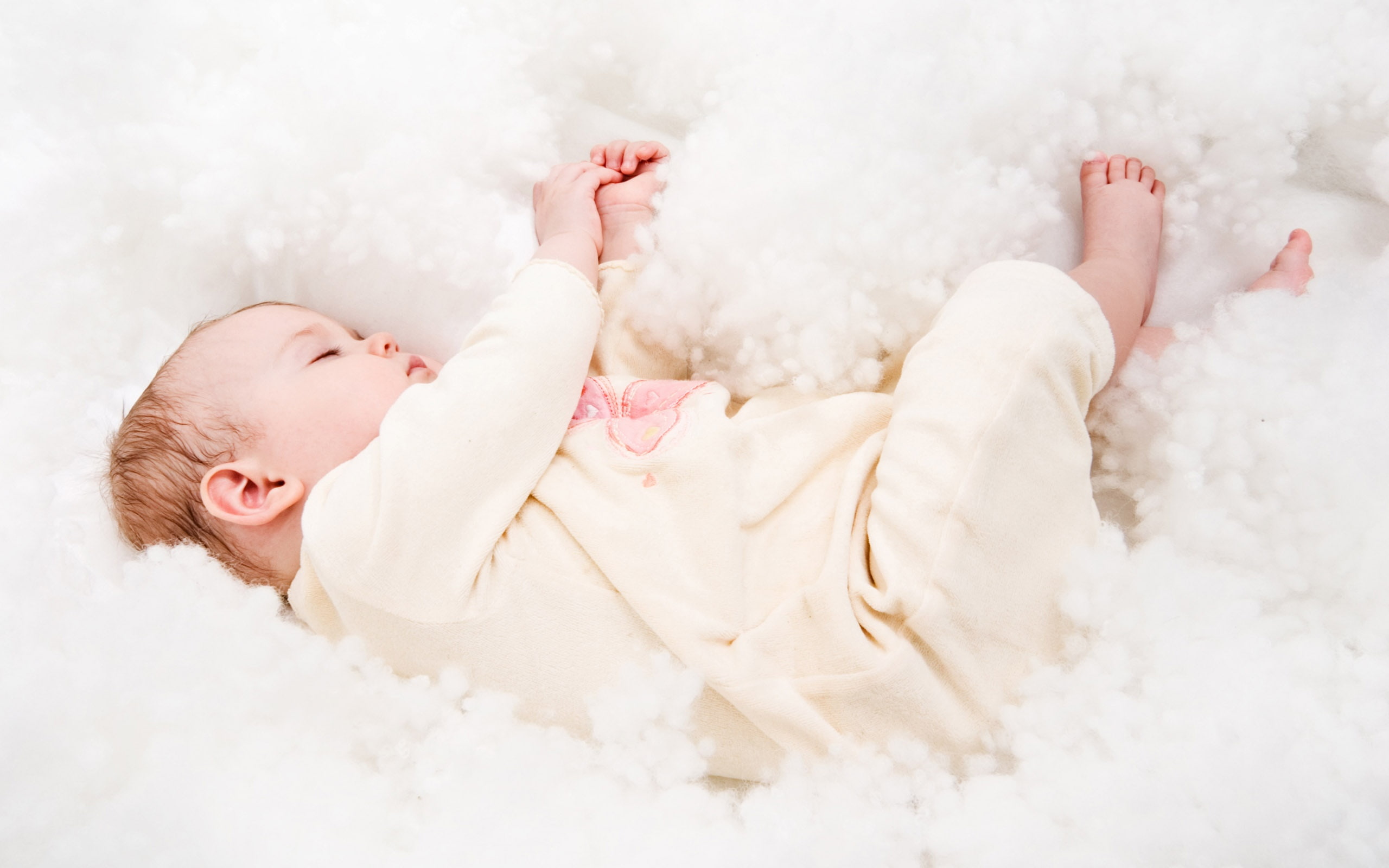 Cute, Baby, s, 2K, sleeper, Asleep, beige, HD Wallpaper