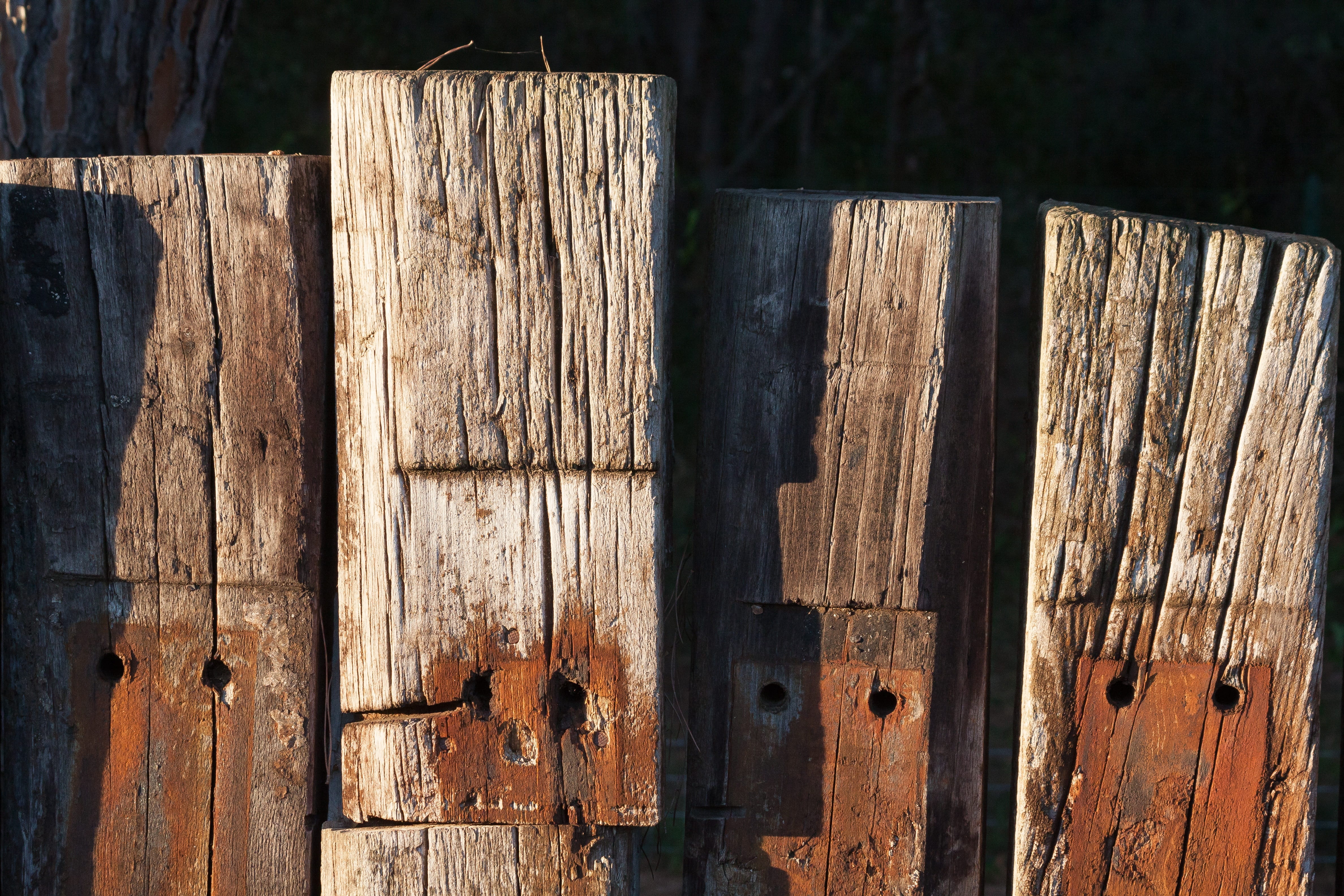 barrier, Wood, boundary, old-fashioned, outdoors, Fence, border, weathered, wood - Material, close-up, Limit, faces, nature, protection, old, no people, HD Wallpaper