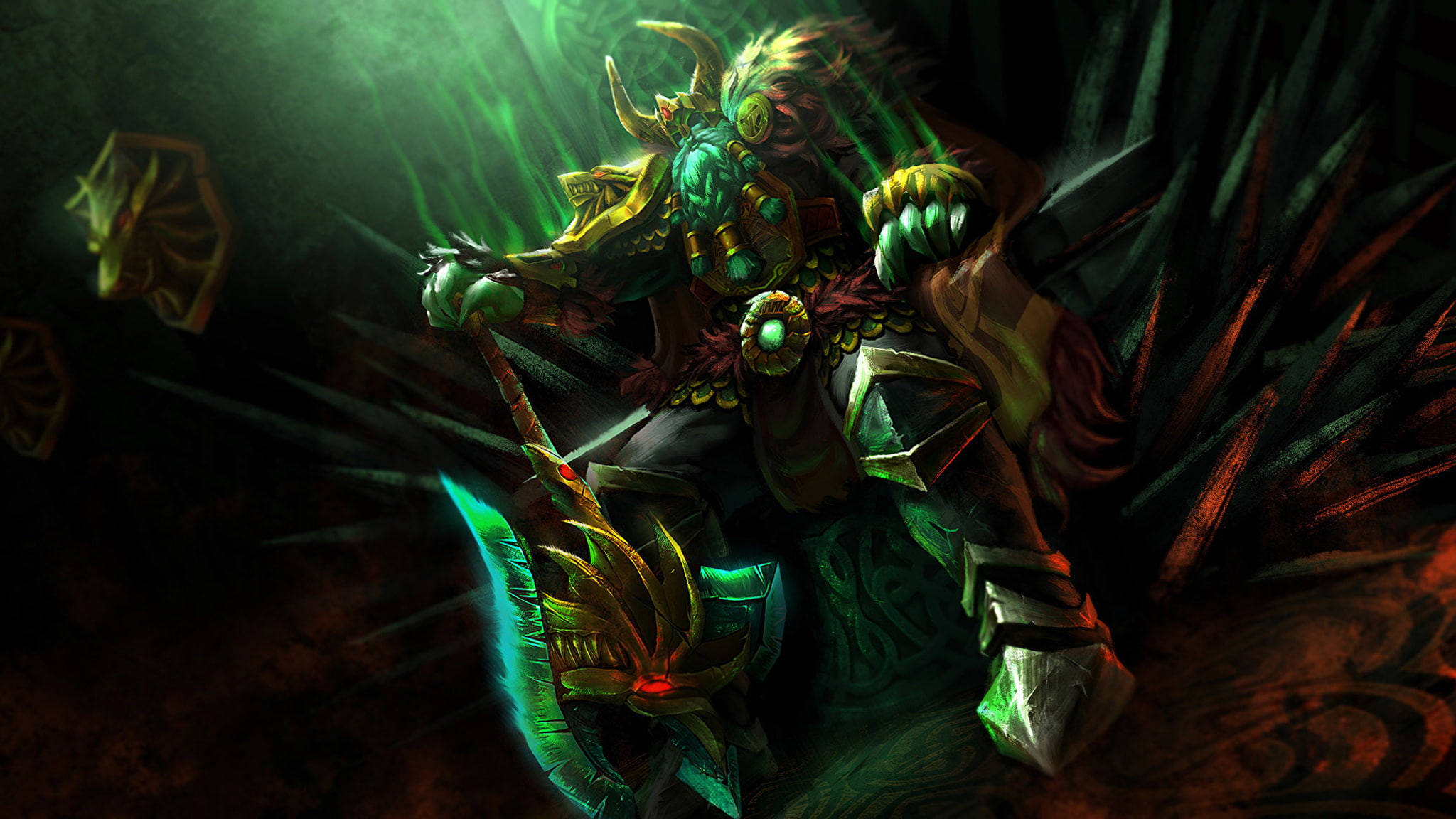 king, dota, wraith, abilities, roles, carry, 1080P, aura, disabler, support, initiator, blast, strike, heroes, vampiric, wraithfire, durable, mortal, HD Wallpaper