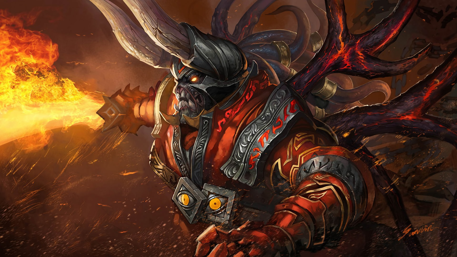 tablet, nuker, initiator, dota, hd, roles, disabler, mobile, heroes, doom, pc, carry, desktop, 1080P, durable, phones, HD Wallpaper