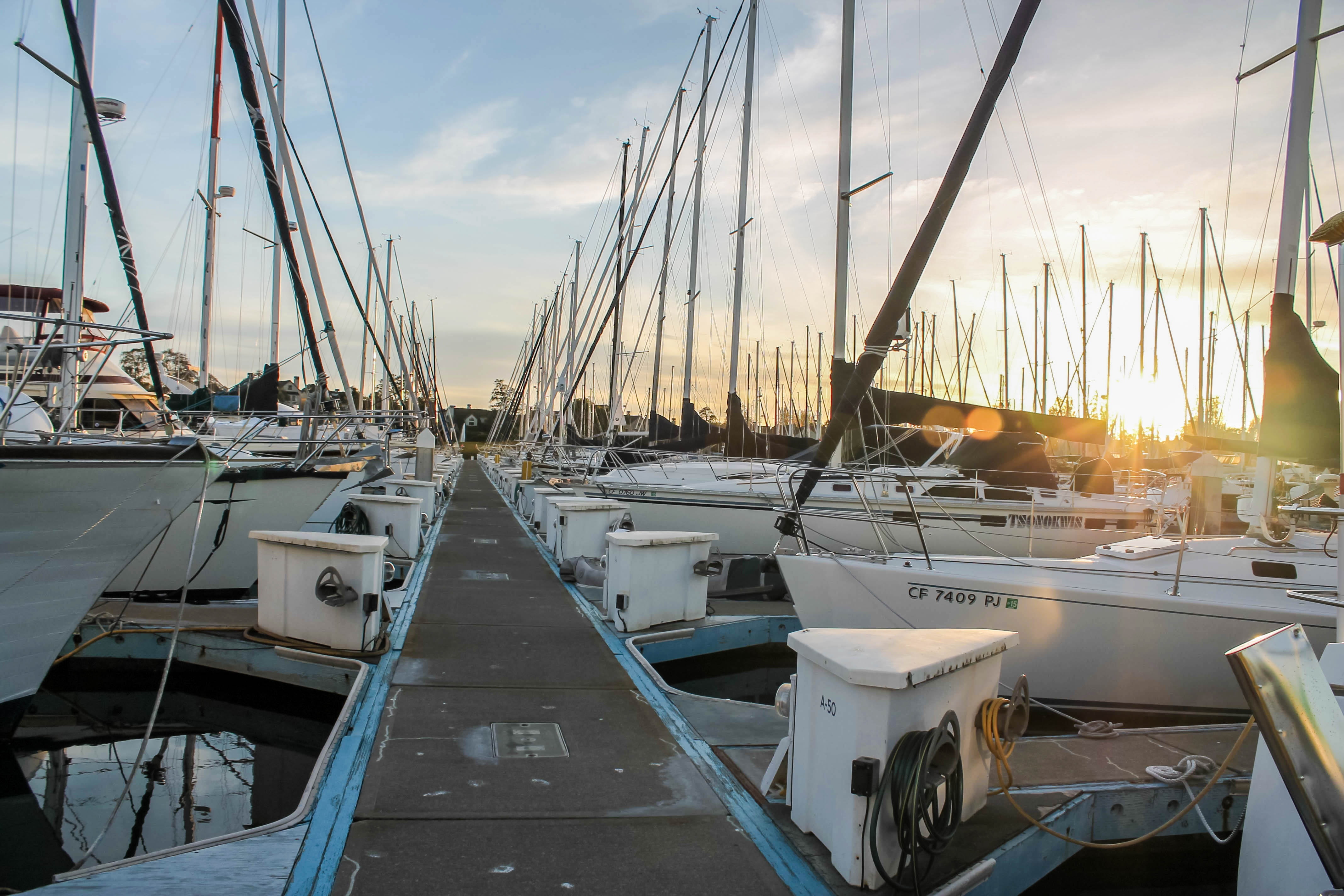 vacation, harbor, travel, sport, transportation, sunset, 4K, trip, boating, nautical vessel, dock, water, regatta, yachts, mode of transportation, blue, HD Wallpaper