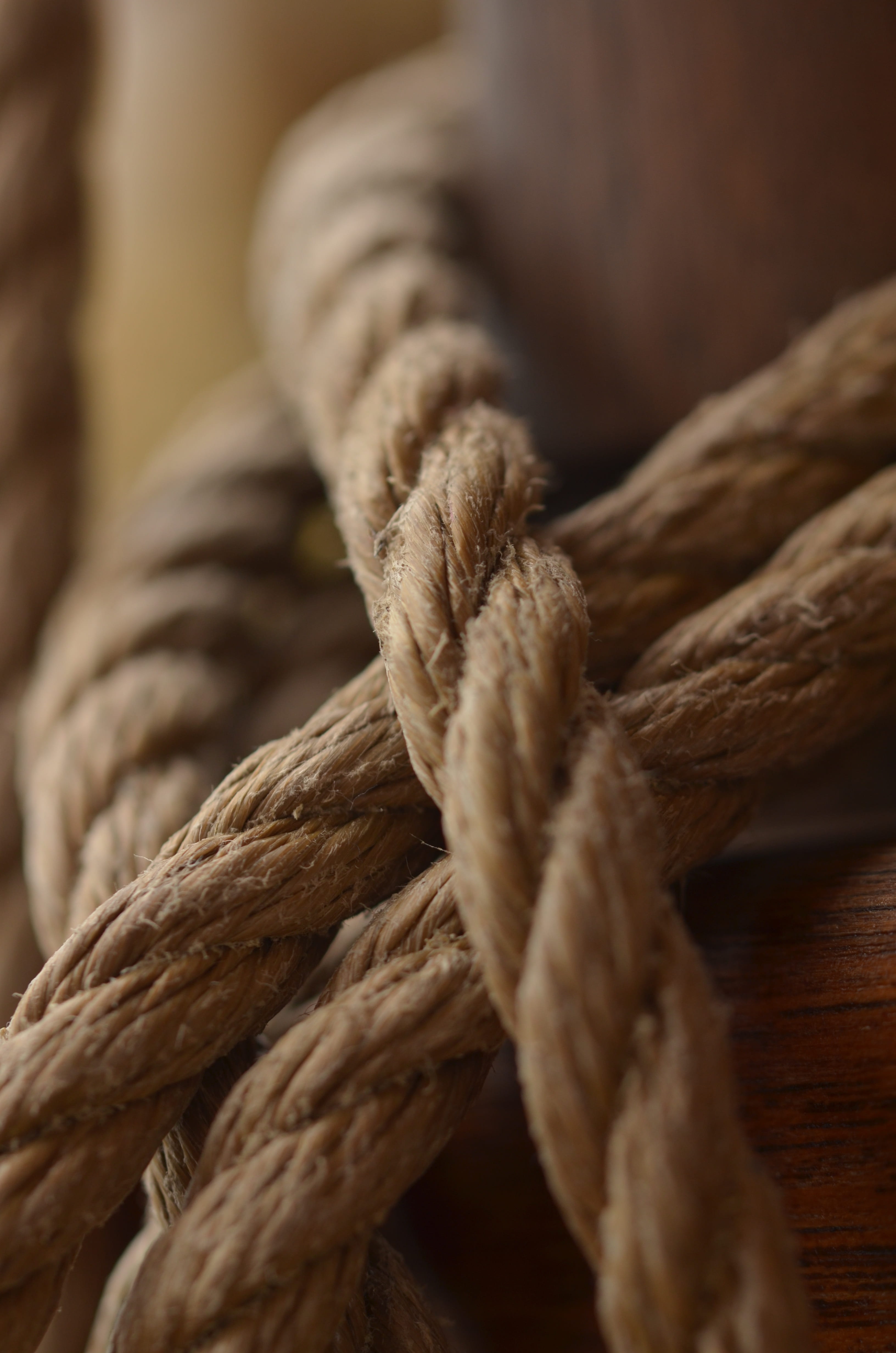 woven, dew, knitting, tied knot, tied up, backgrounds, ship traffic jams, wood - material, day, cordage, outdoors, close-up, still life, ship, 4K, textured, Phone HD Wallpaper