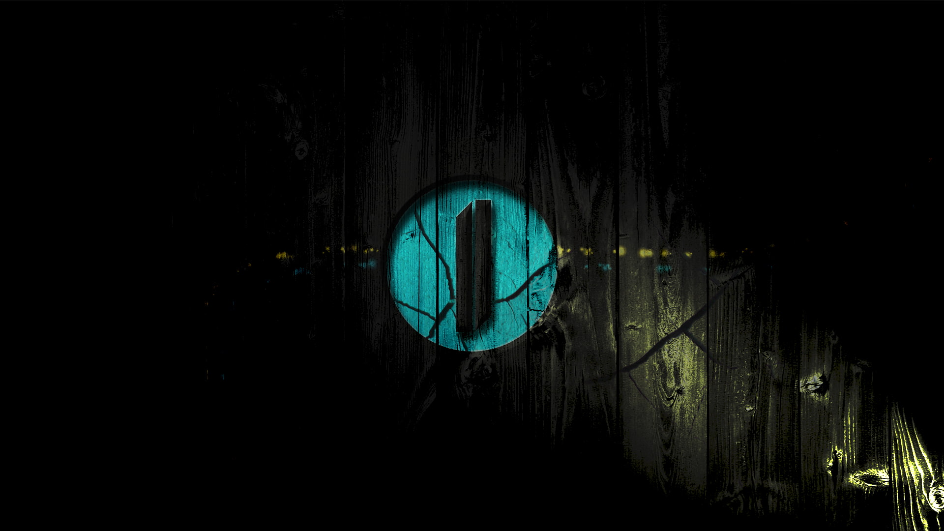 wood, cracked, lights, Photoshop, 1080P, HD Wallpaper