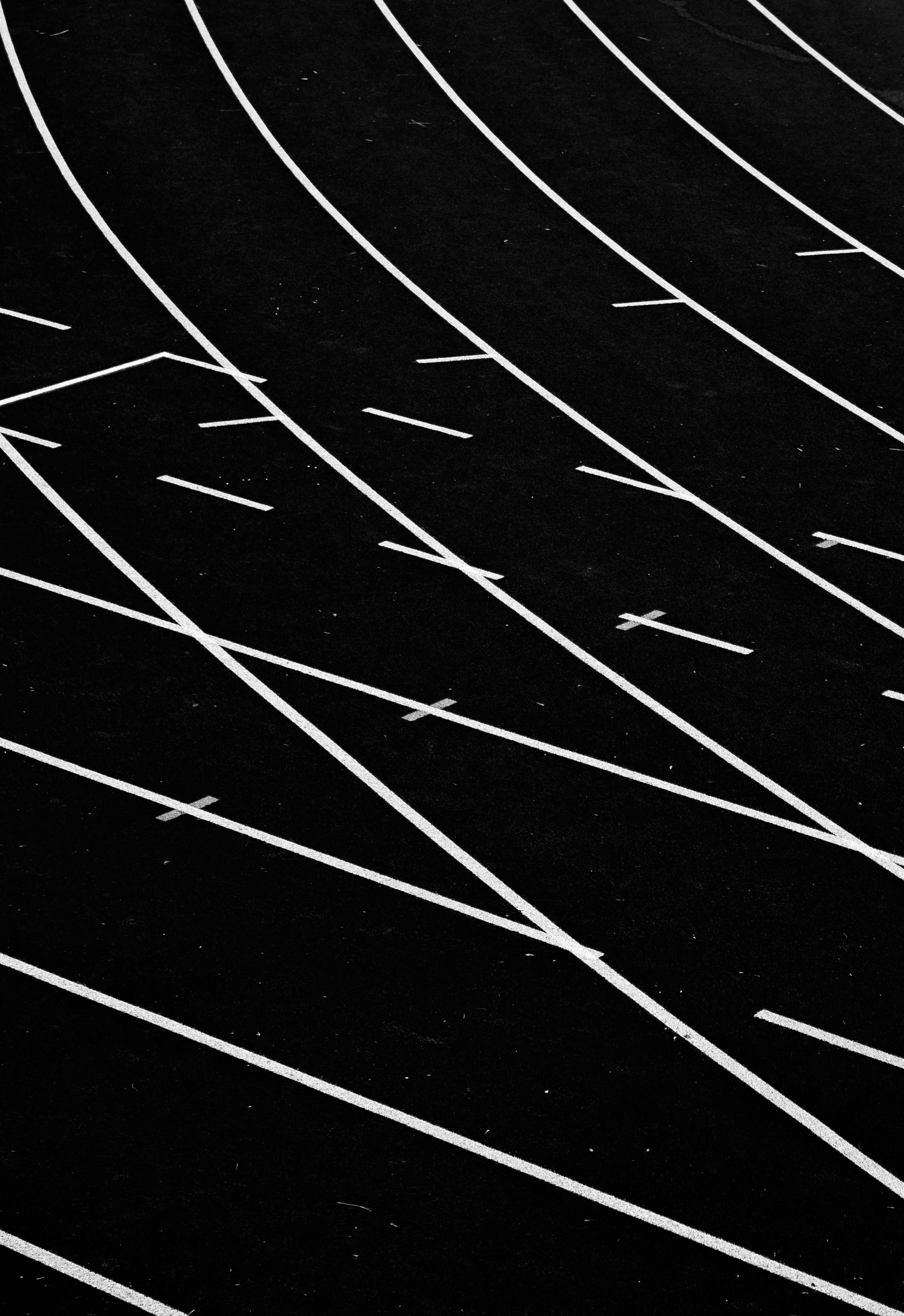 competition, white color, untitled, track, day, sports track, backgrounds, sign, 4K, high angle view, road marking, symbol, white, running track, race, Phone HD Wallpaper