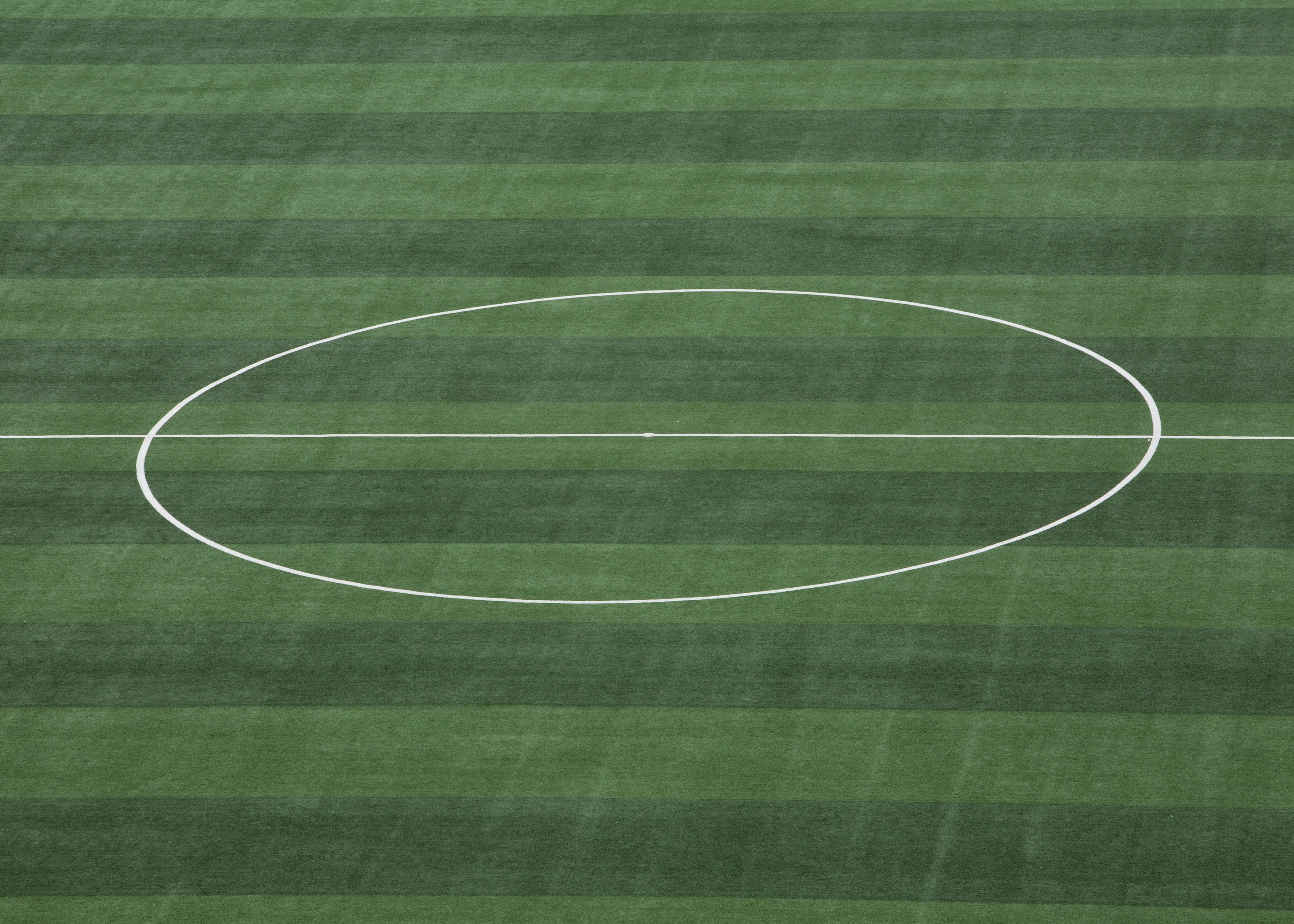 grass, competitive sport, high angle view, shape, nature, team sport, sport, no people, day, circle, 4K, empty, artificial turf, basketball - sport, soccer field, HD Wallpaper