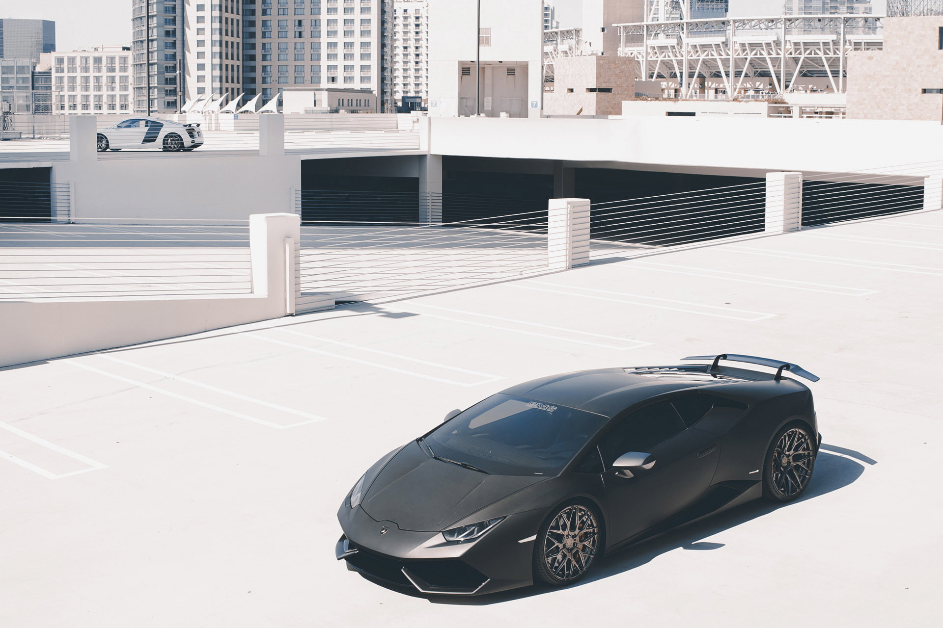 on the sidelines, Audi, supercar, auto, Huracan, 1080P, is, Lamborghini, GMG, HD Wallpaper