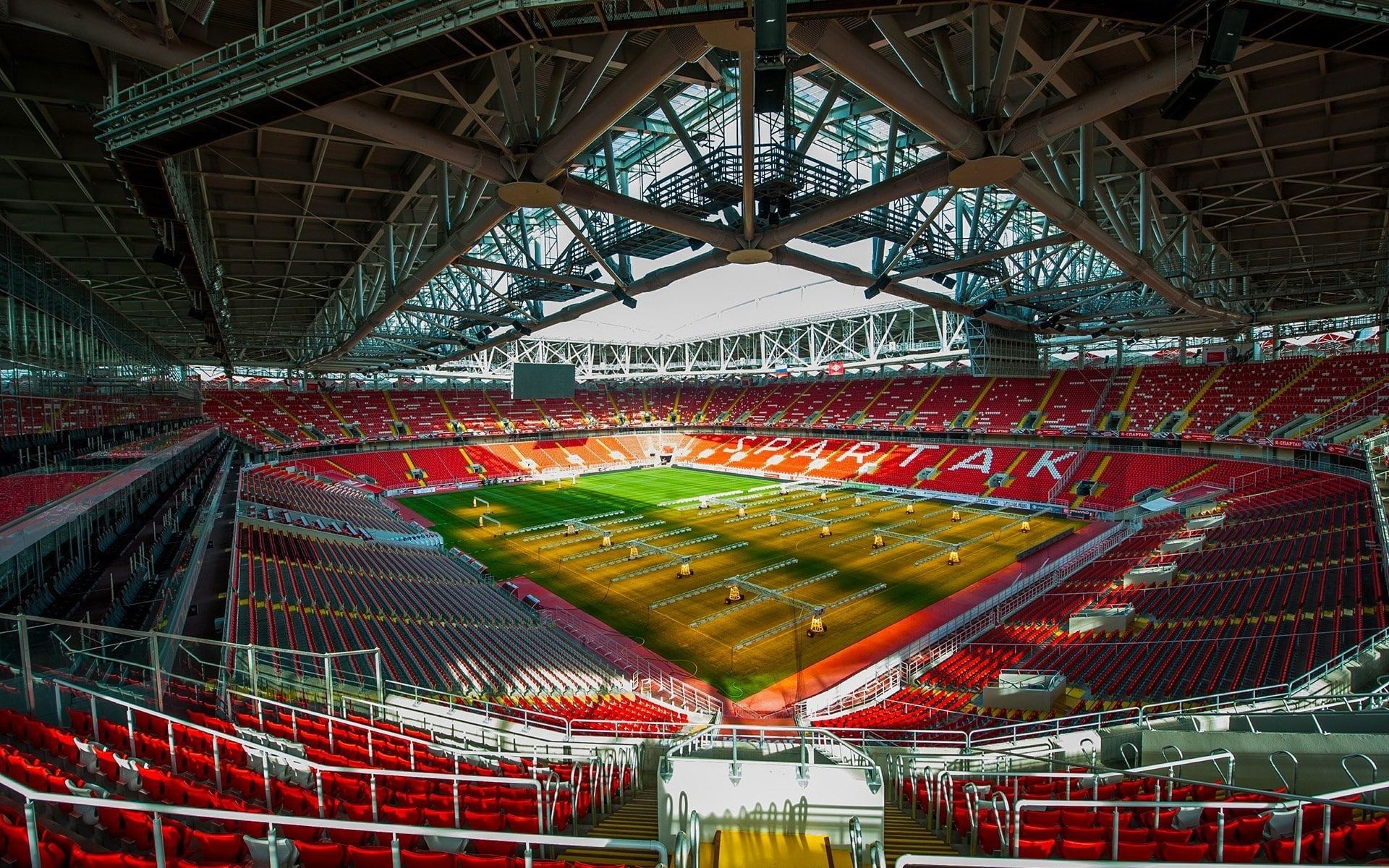 Lawn, FC, Spartak, Stadium, Football, 1080P, HD Wallpaper