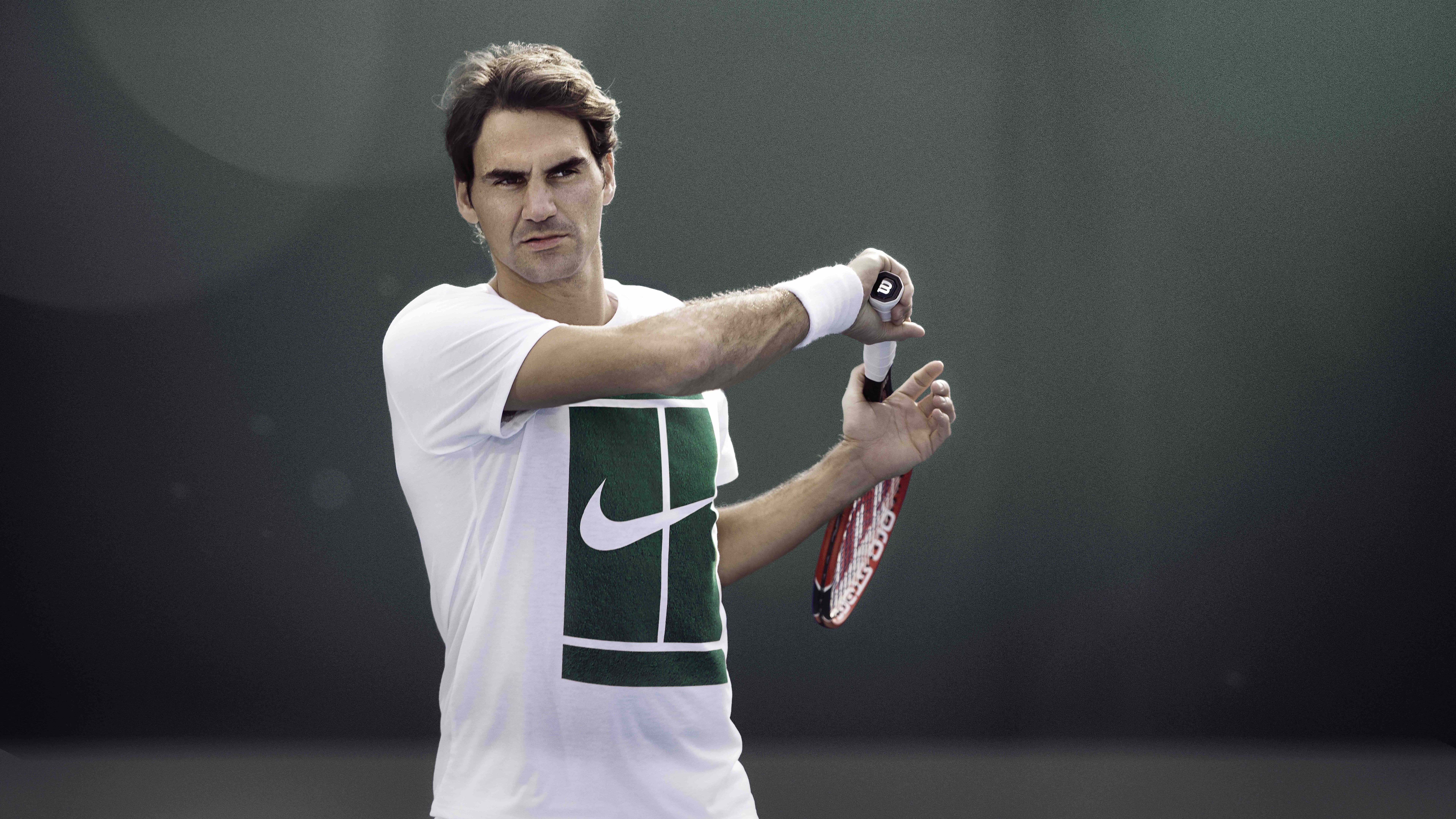 waist up, Tennis player, competition, standing, clothing, effort, 4K, athlete, young men, tennis racket, young adult, adult, sport, Roger Federer, Swiss player, HD Wallpaper