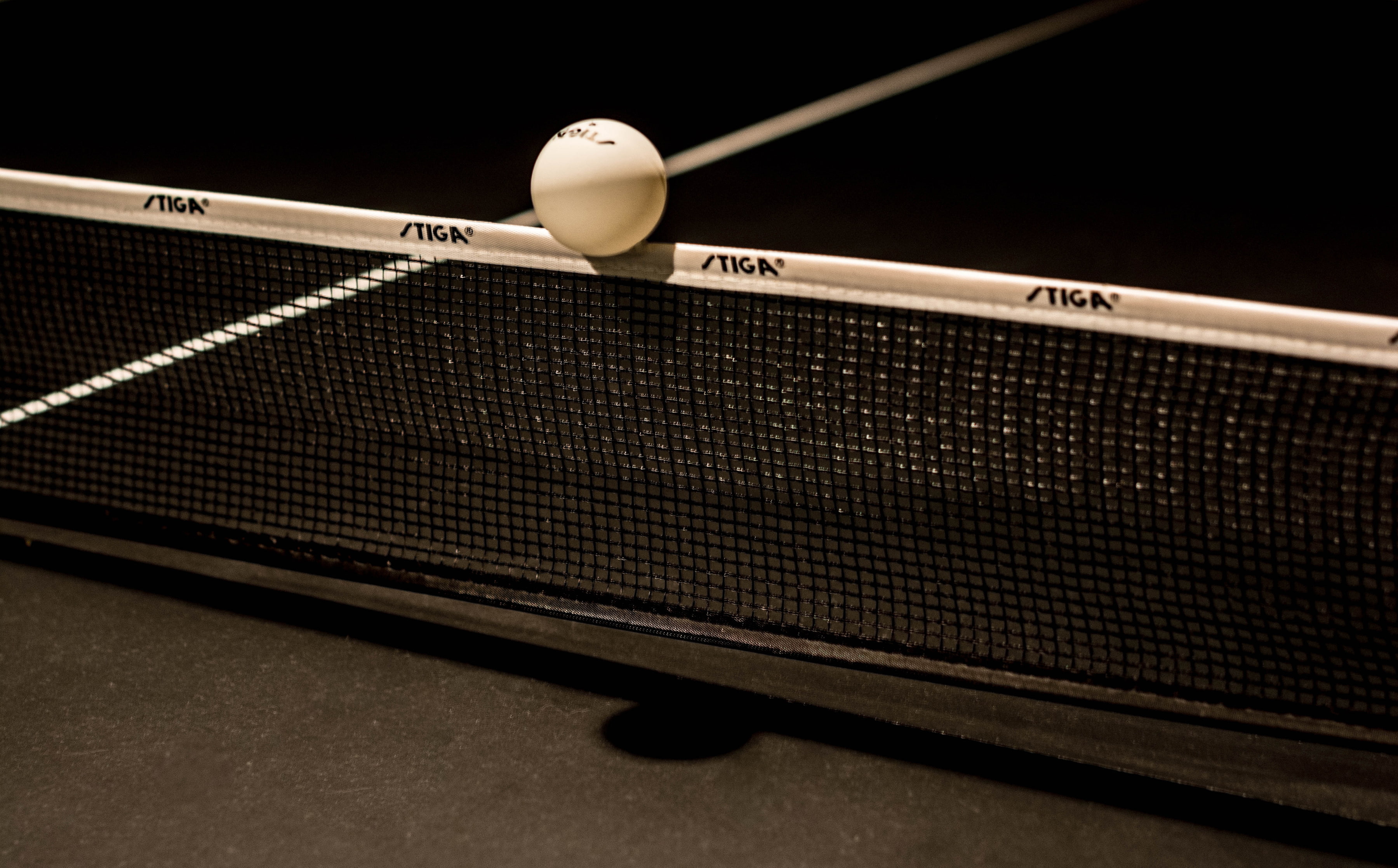 white, ping-pong, the ball, ball, table tennis, 2K, mesh, HD Wallpaper