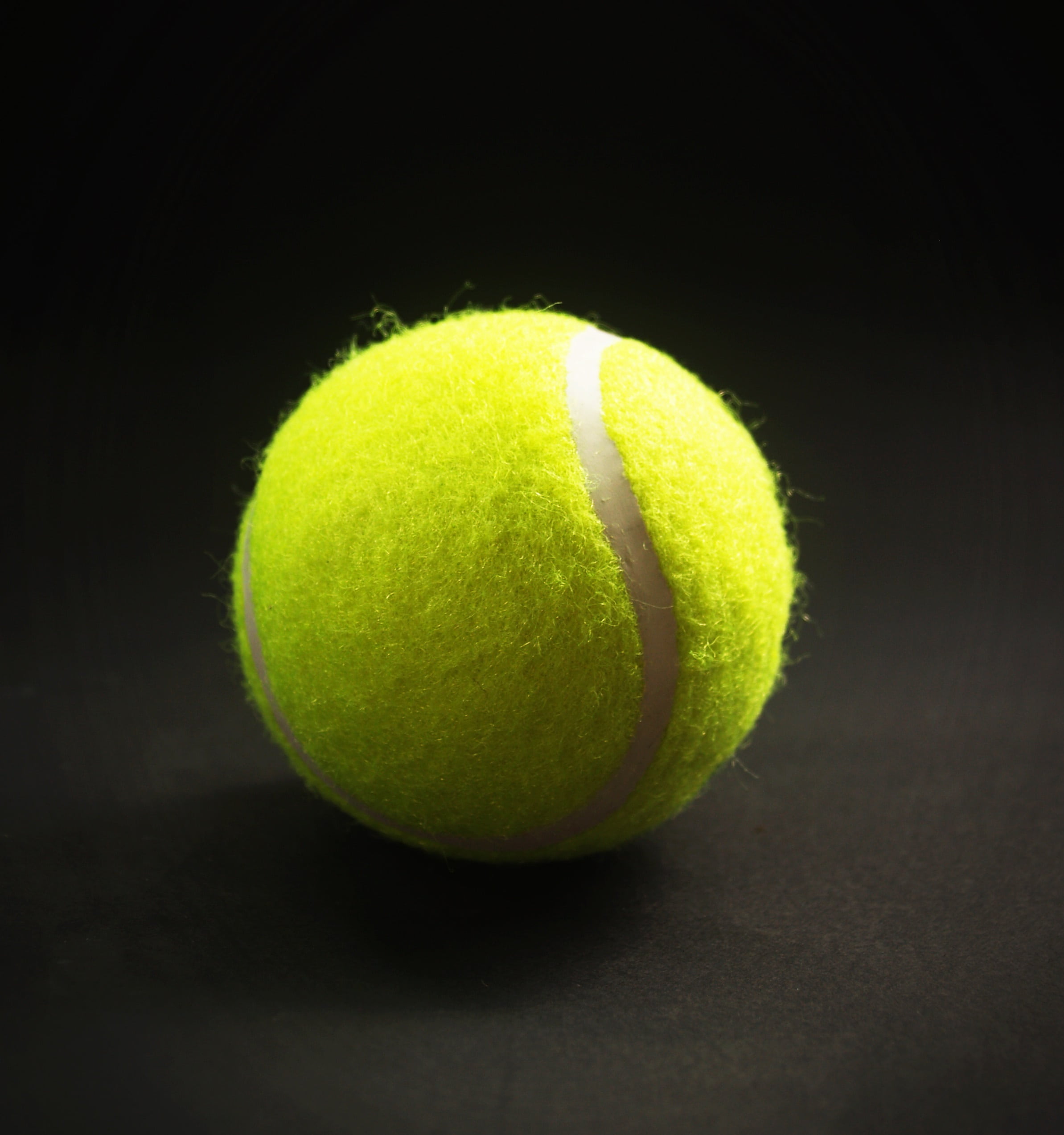 game, hairy, recreational, studio shot, object, ball, no people, isolated, single, cut out, competitive, sport, green color, racket, yellow, background, Phone HD Wallpaper