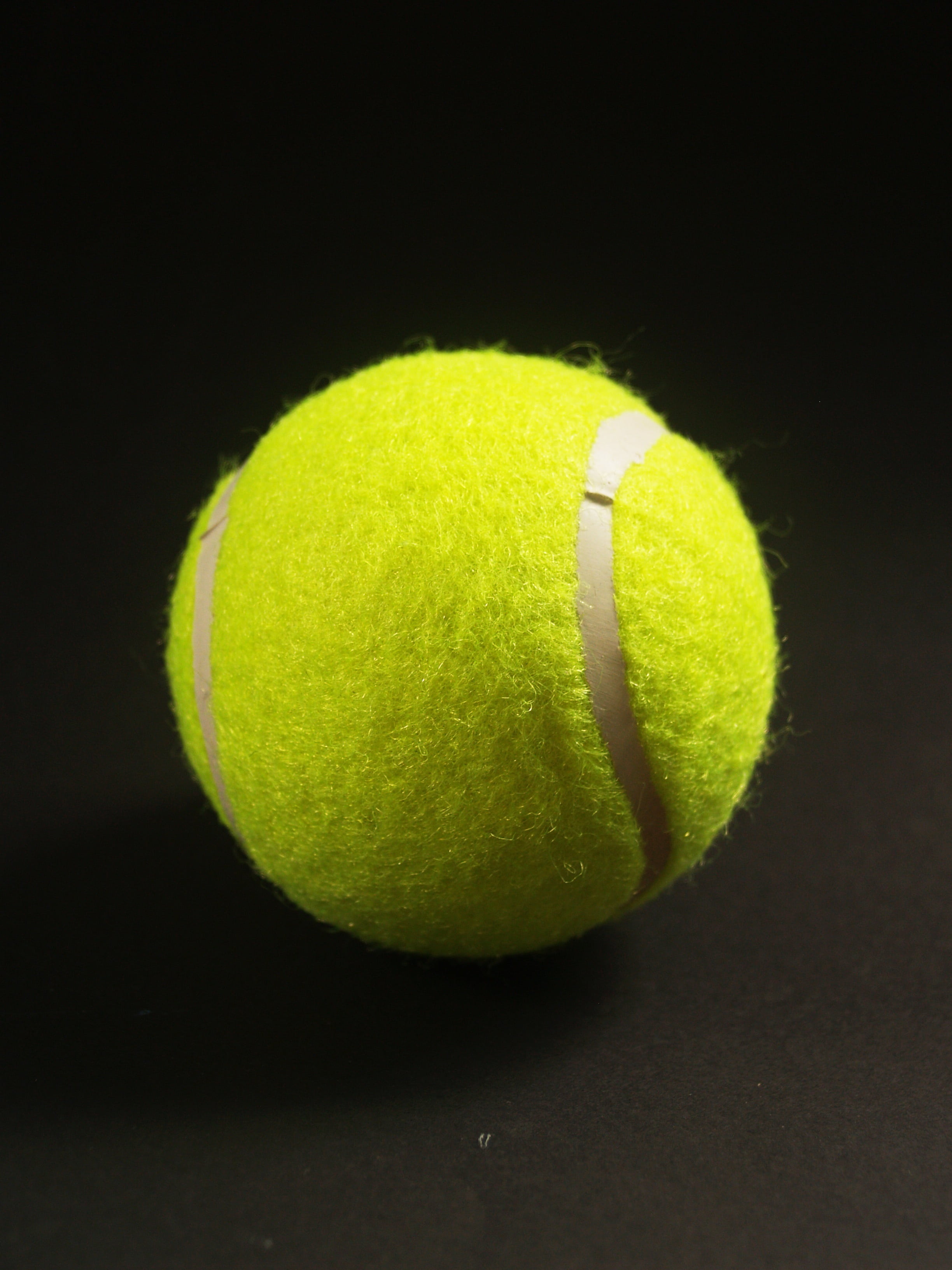 single, tennis, ball, copy space, leisure, green color, playing, sphere, closeup, studio shot, bright, black background, shot, tennis racket, close-up, Phone HD Wallpaper