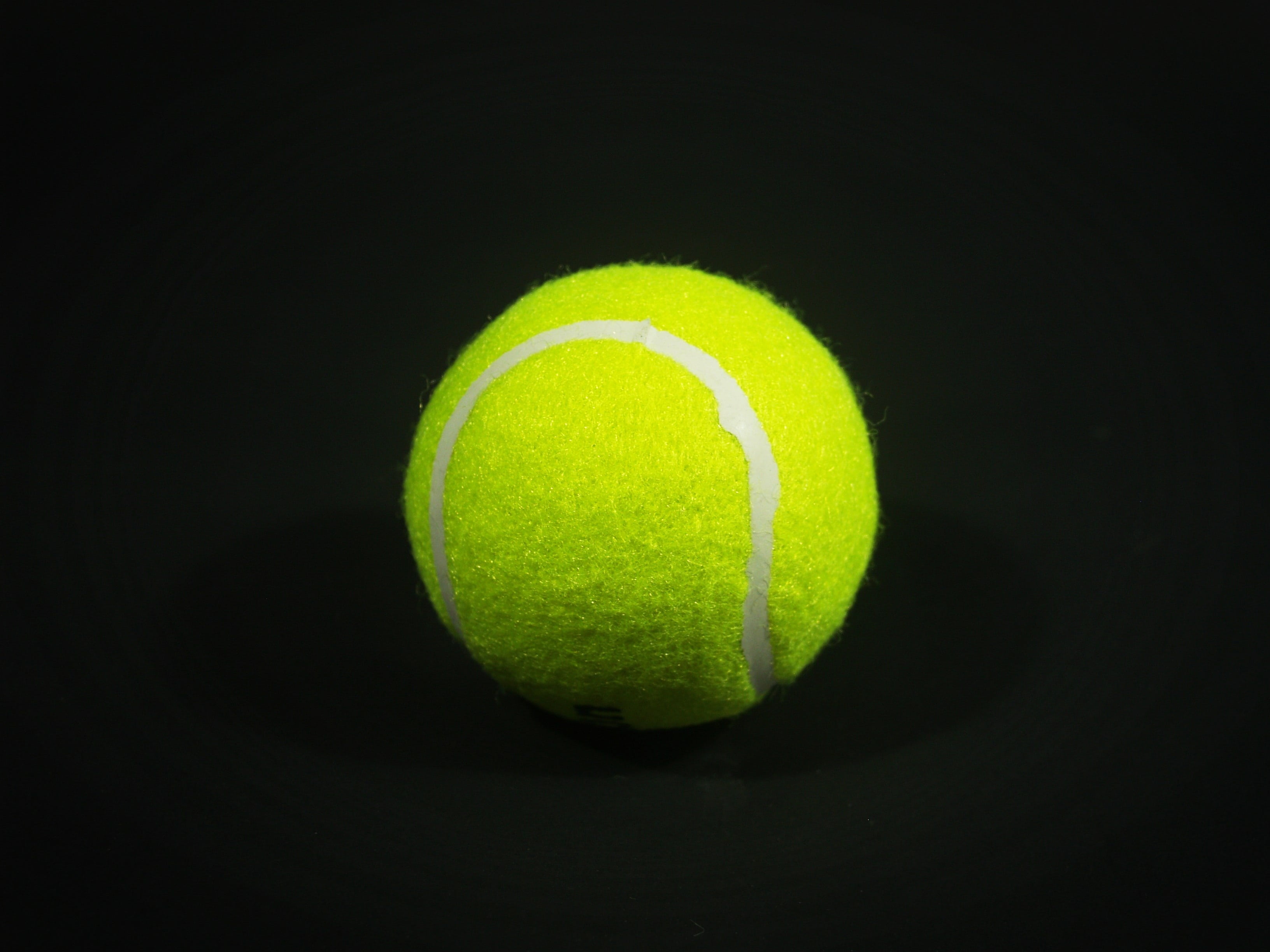 recreational pursuit, yellow, single object, studio shot, game, sports equipment, close, green color, cut out, sport, leisure, object, hairy, tennis ball, HD Wallpaper