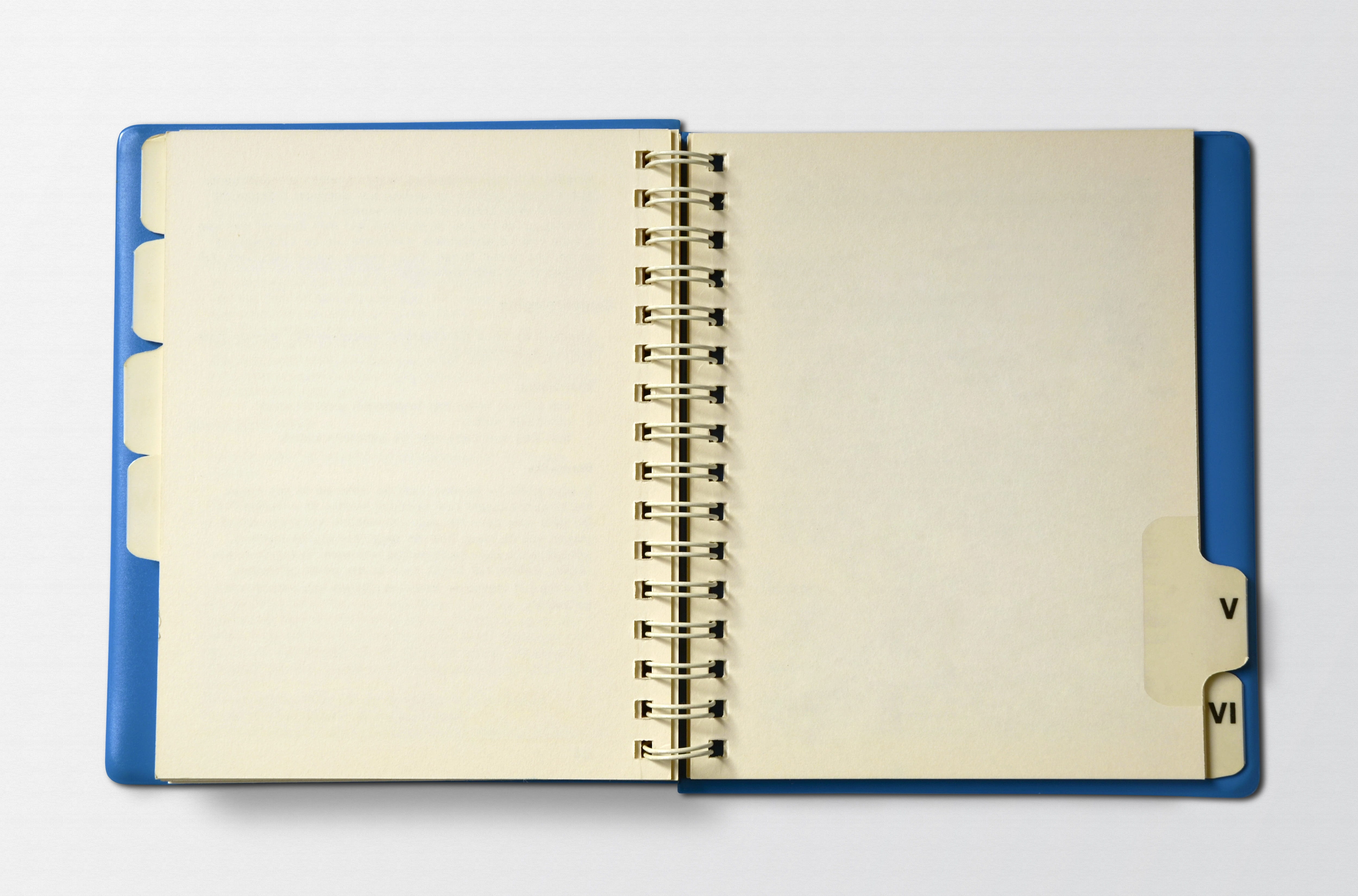 70s, page, diary, background, retro, office supply, book, mock-up, spiral notebook, blank, white, copyspace, message, studio shot, document, indoors, ring binder, HD Wallpaper