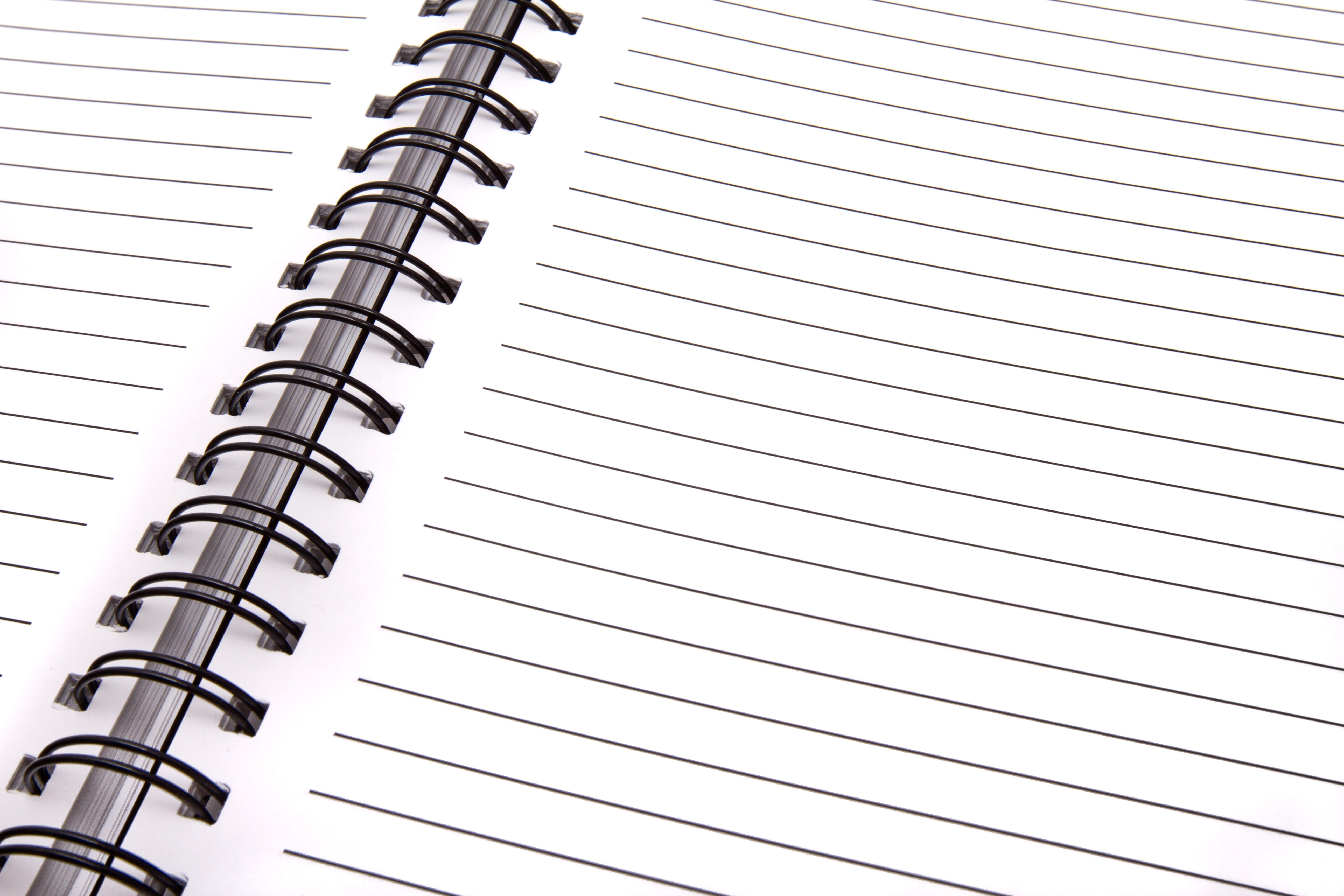 record, white background, white color, office supply, write, indoors, striped, view, angle, publication, writing, note, blank page, note pad, education, HD Wallpaper