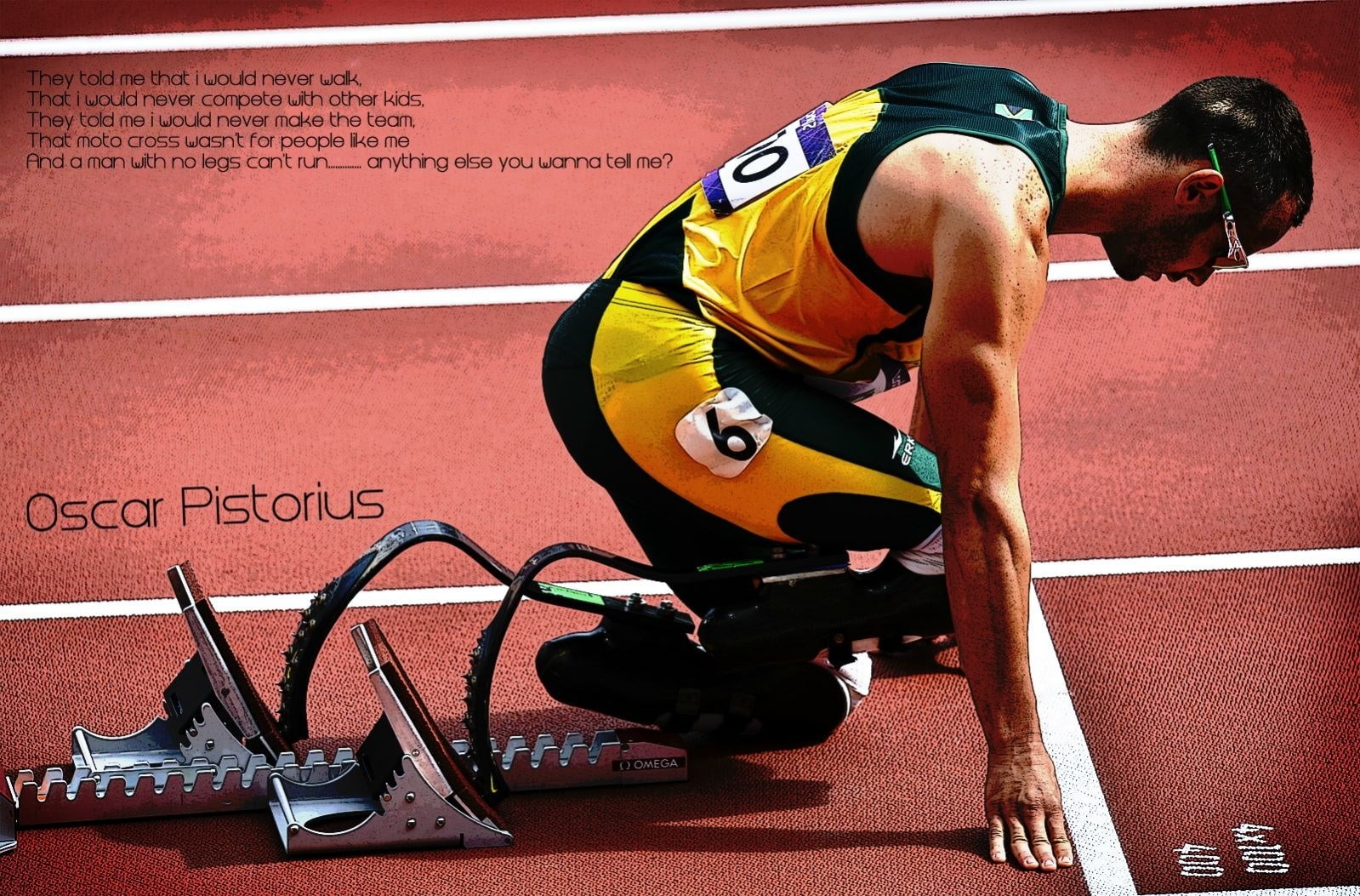 sport, athlete, effort, clothing, full length, 720P, oscar pistorius, running track, sports race, lifestyles, track and field event, one person, track starting block, HD Wallpaper